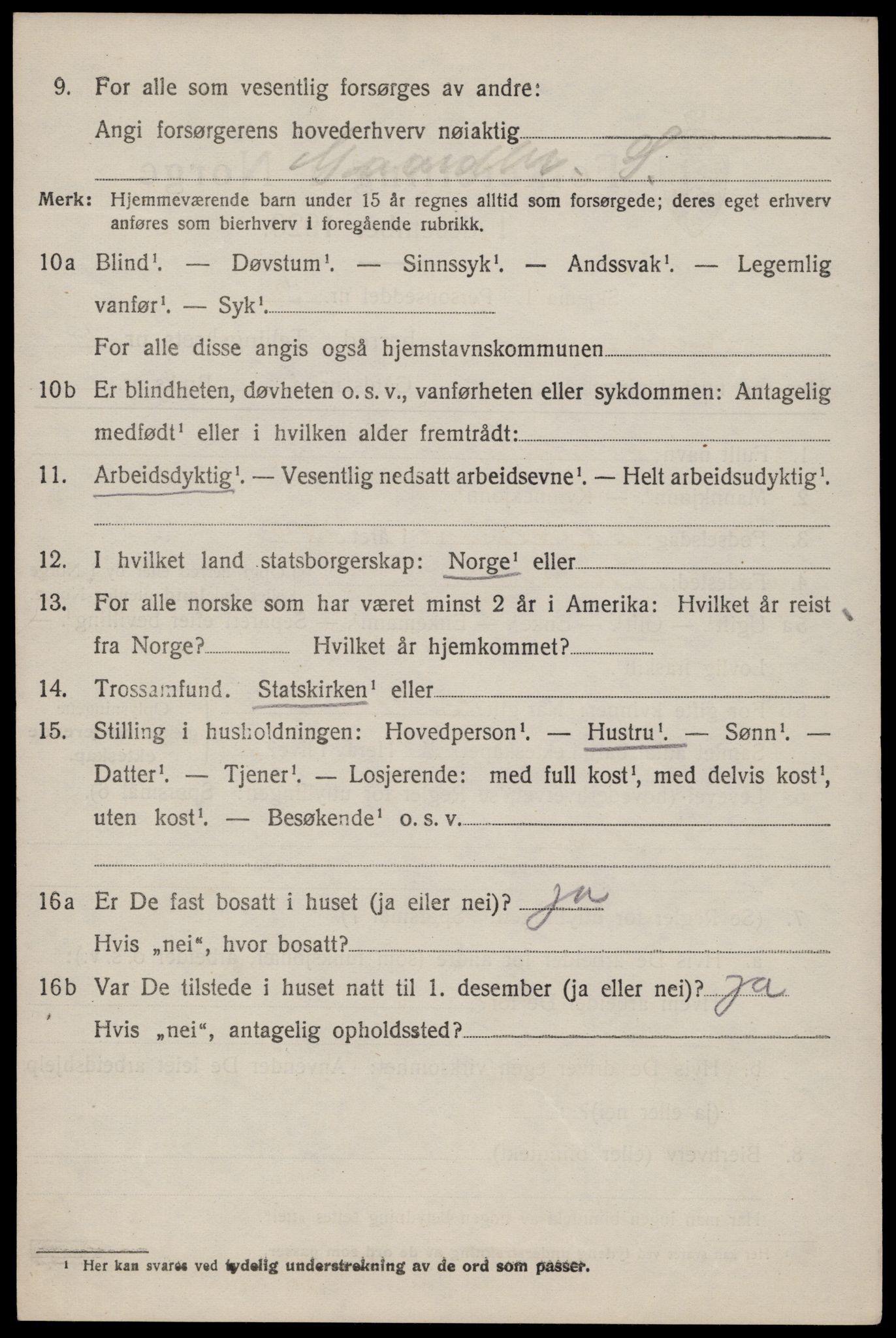 SAST, Folketelling 1920 for 1126 Hetland herred, 1920, s. 25698