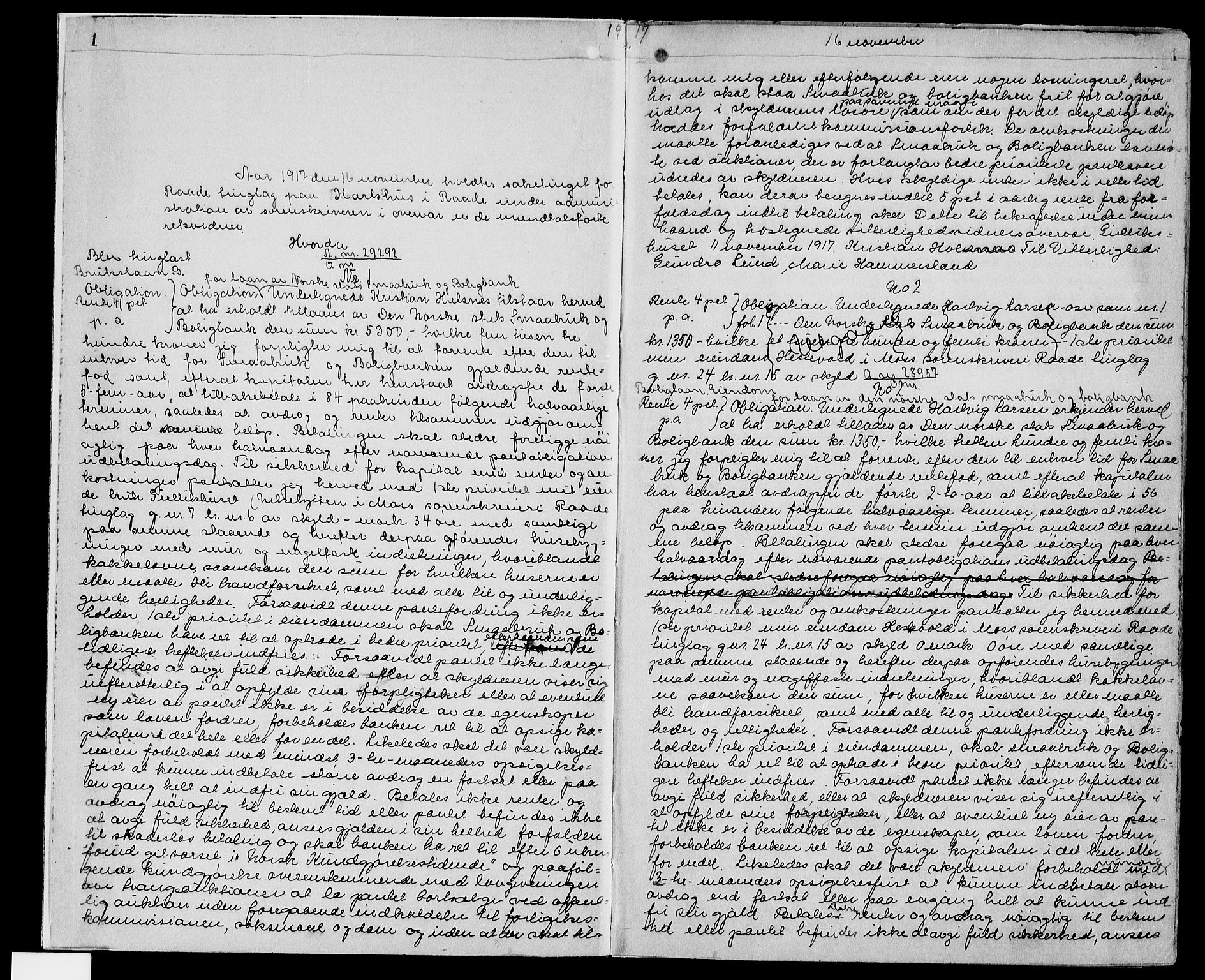 Moss sorenskriveri, SAO/A-10168: Pantebok nr. 26a, 1917-1918, s. 1