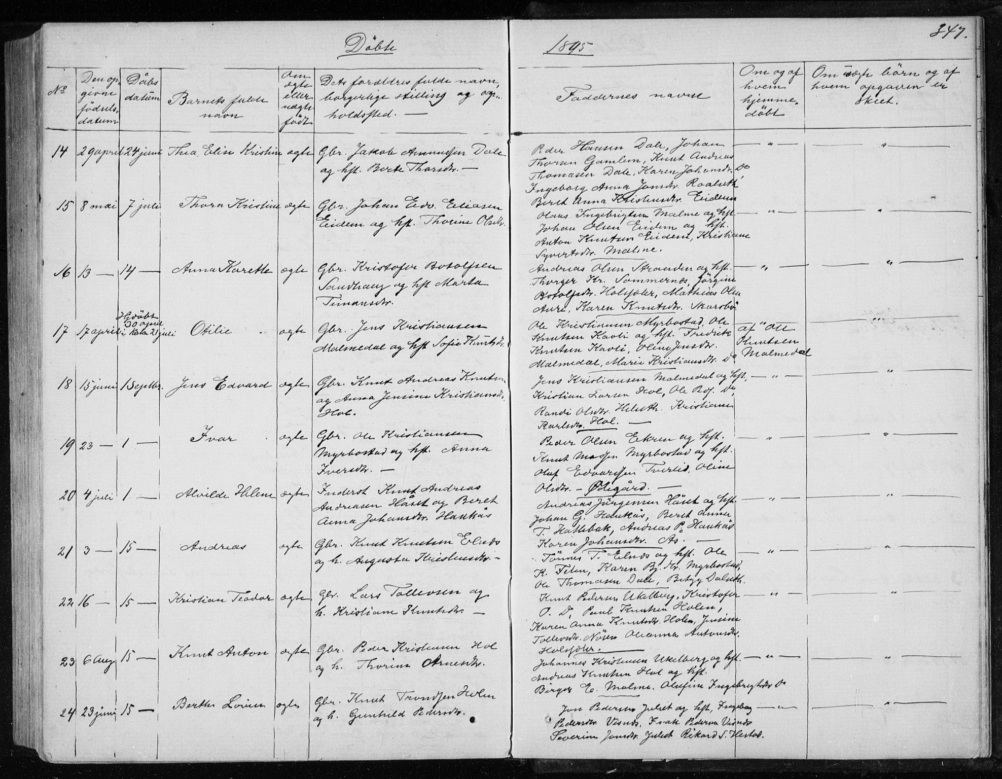 Ministerialprotokoller, klokkerbøker og fødselsregistre - Møre og Romsdal, AV/SAT-A-1454/565/L0754: Klokkerbok nr. 565C03, 1870-1896, s. 347