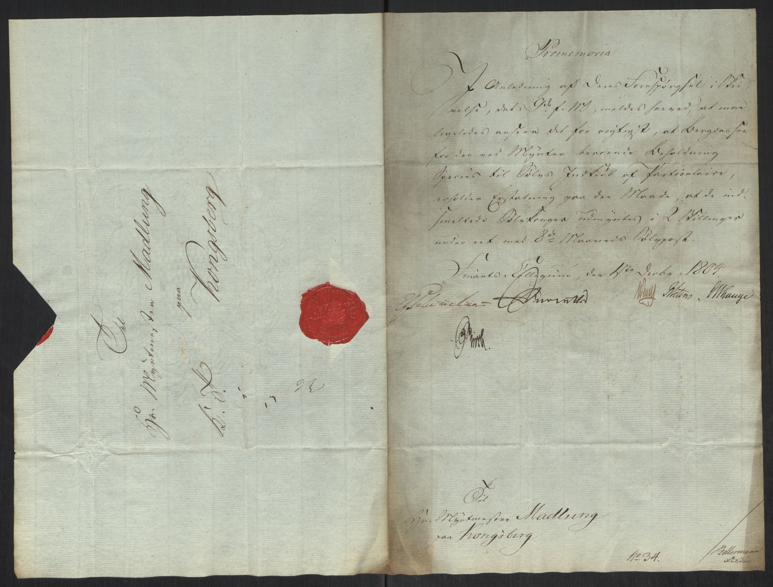 Rentekammeret inntil 1814, Realistisk ordnet avdeling, AV/RA-EA-4070/Oa/L0008: [Y6]: Embetsbrev til myntmesteren på Kongsberg (1797-1806 og 1808-1813), 1797-1813, s. 165