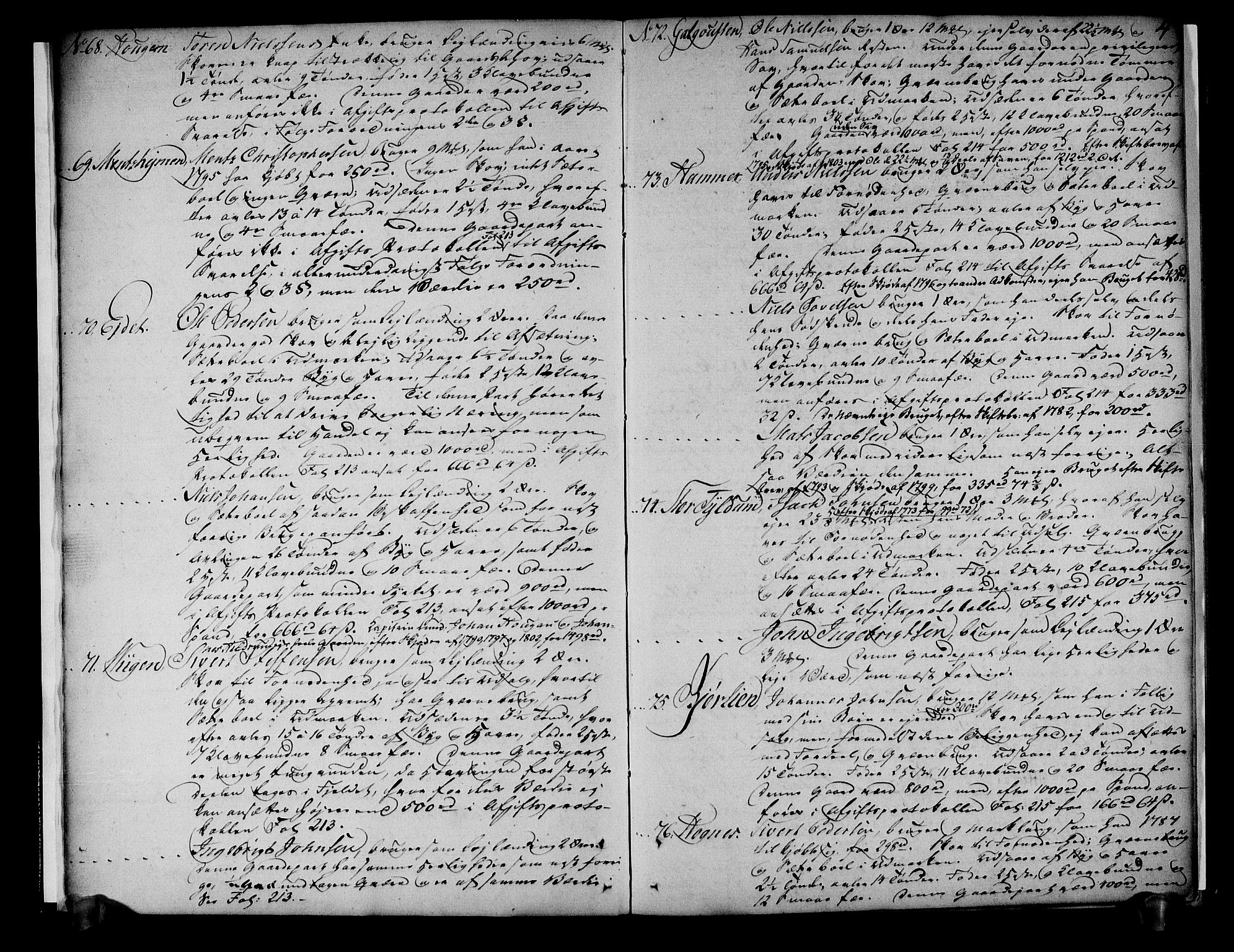 Rentekammeret inntil 1814, Realistisk ordnet avdeling, AV/RA-EA-4070/N/Ne/Nea/L0153: Namdalen fogderi. Deliberasjonsprotokoll, 1803, s. 5