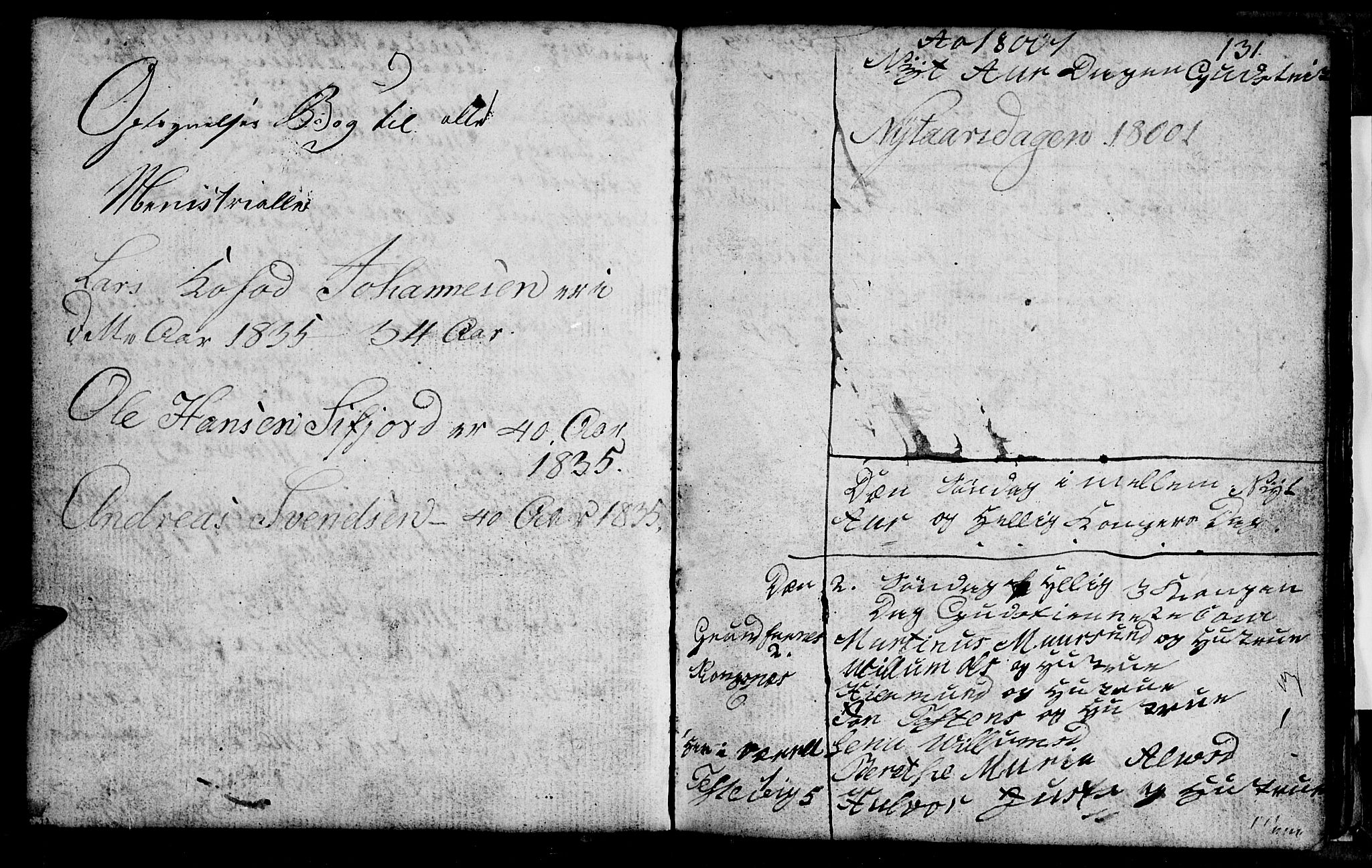 Berg sokneprestkontor, SATØ/S-1318/G/Ga/Gab/L0010klokker: Klokkerbok nr. 10, 1783-1811, s. 131