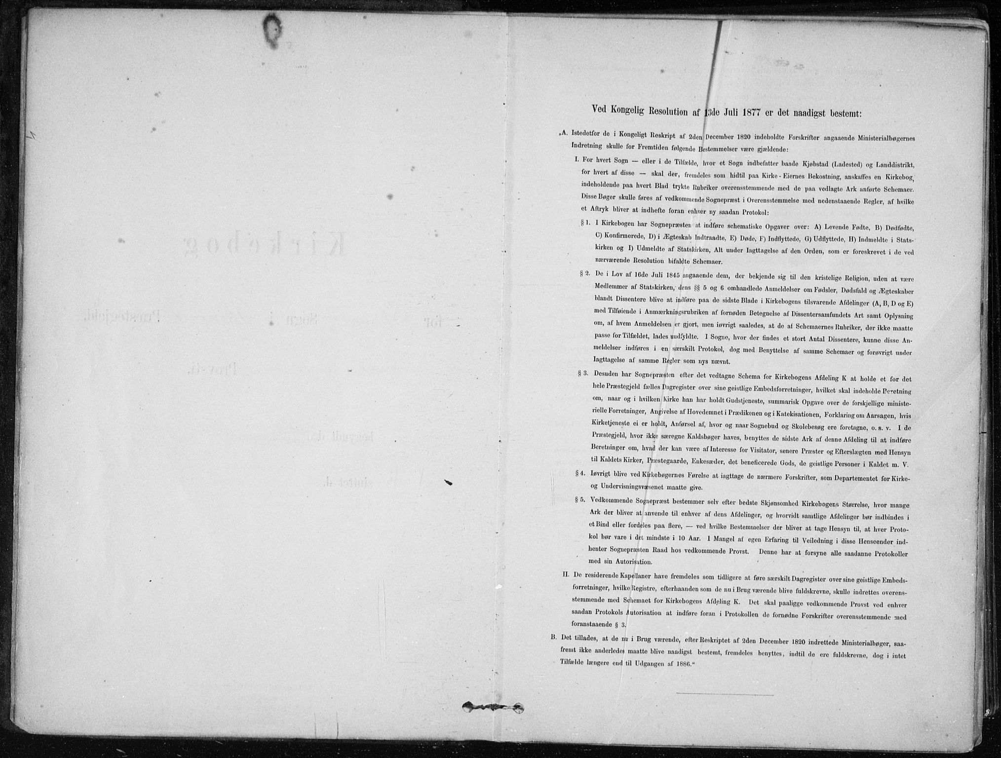 Skånevik sokneprestembete, SAB/A-77801/H/Haa: Ministerialbok nr. B 1, 1879-1914