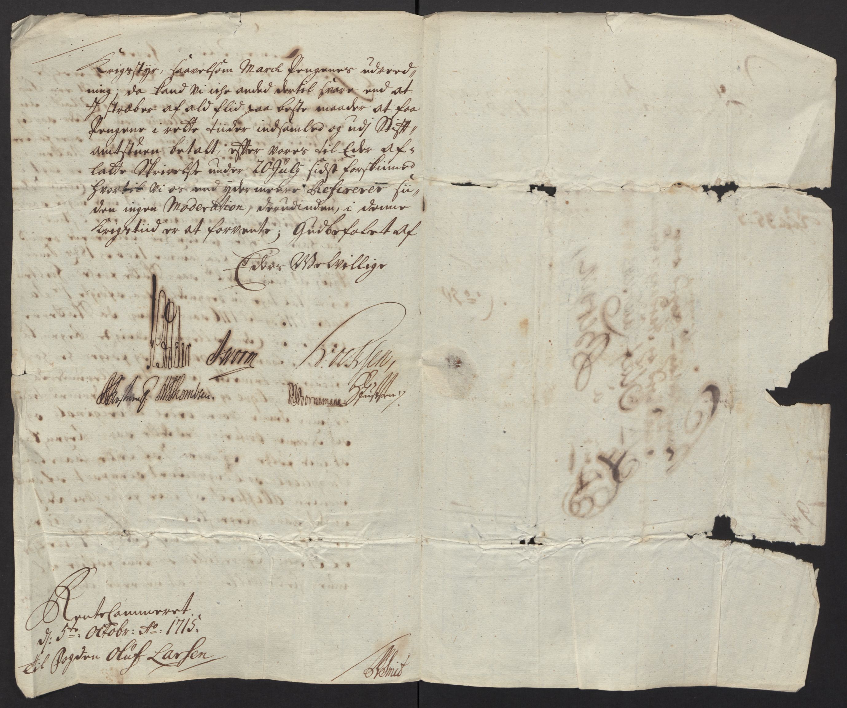 Rentekammeret inntil 1814, Reviderte regnskaper, Fogderegnskap, AV/RA-EA-4092/R48/L2991: Fogderegnskap Sunnhordland og Hardanger, 1715, s. 508