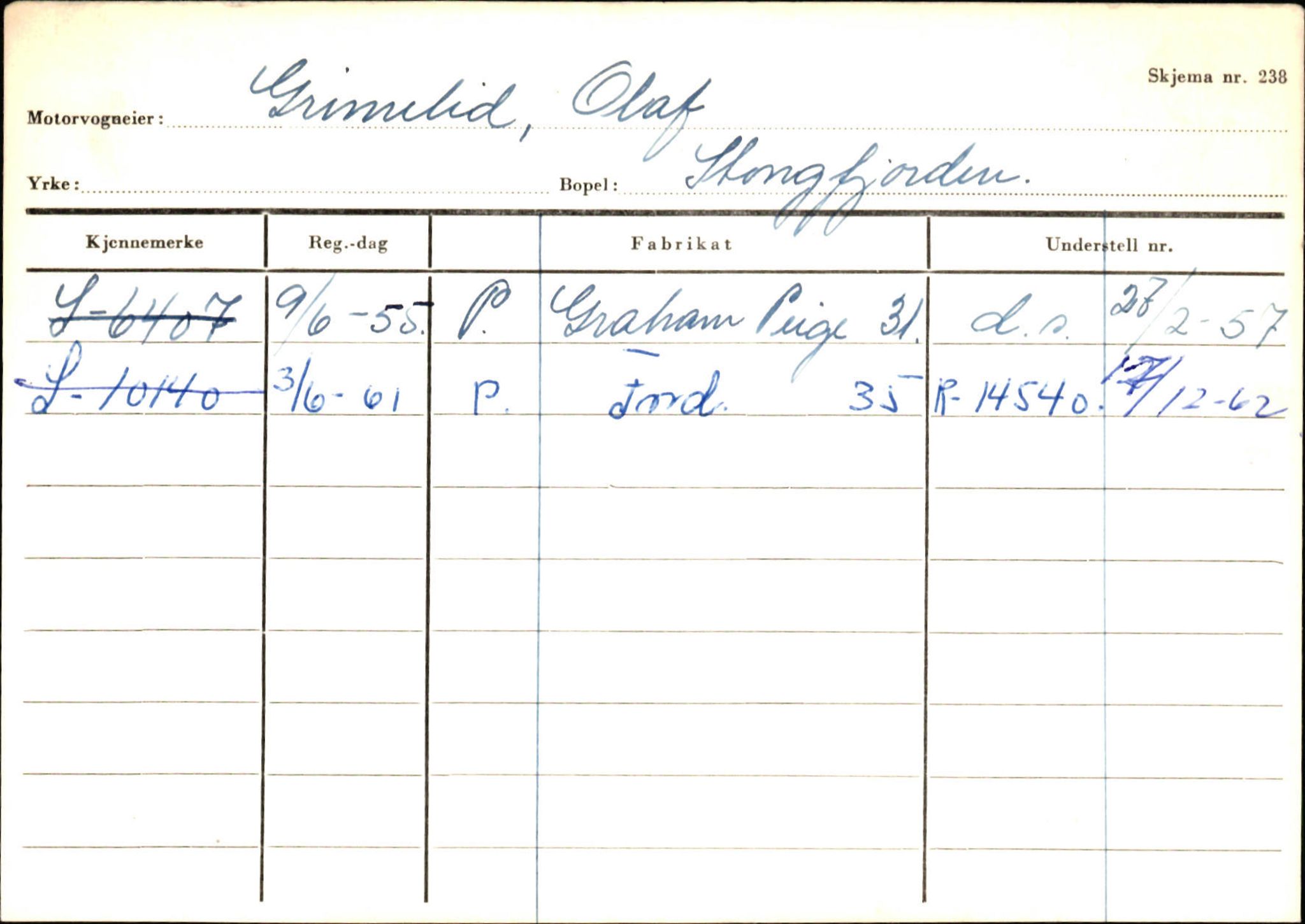 Statens vegvesen, Sogn og Fjordane vegkontor, AV/SAB-A-5301/4/F/L0132: Eigarregister Askvoll A-Å. Balestrand A-Å, 1945-1975, s. 437