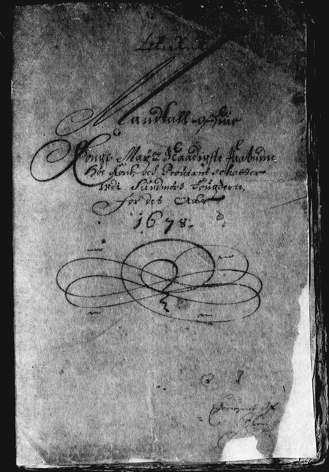 Rentekammeret inntil 1814, Reviderte regnskaper, Stiftamtstueregnskaper, Bergen stiftamt, RA/EA-6043/R/Rc/L0052: Bergen stiftamt, 1678