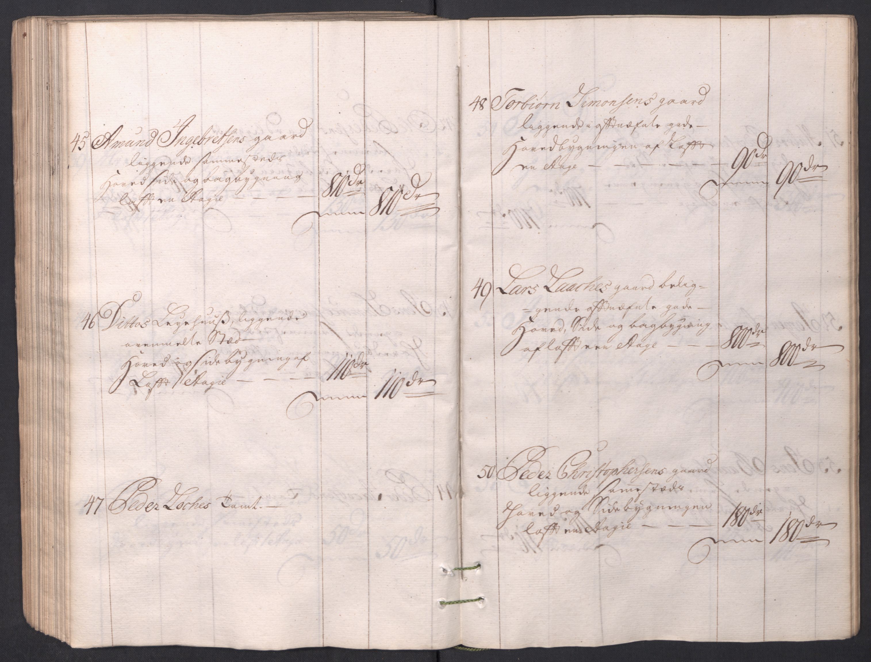 Kristiania stiftamt, AV/SAO-A-10386/I/Ia/L0001/0002: Branntakster / Christiania, 1766-1767