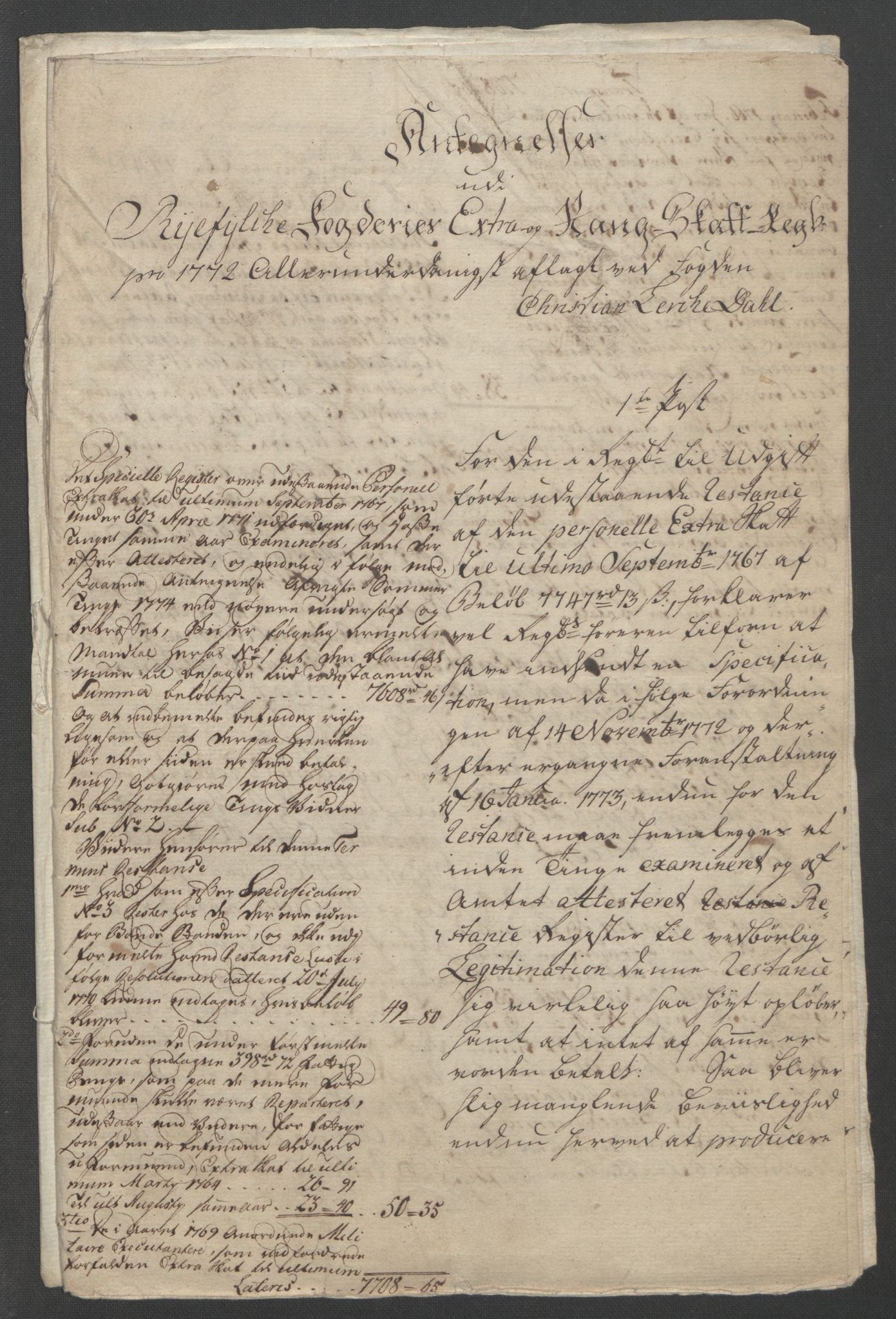 Rentekammeret inntil 1814, Reviderte regnskaper, Fogderegnskap, RA/EA-4092/R47/L2972: Ekstraskatten Ryfylke, 1762-1780, s. 360