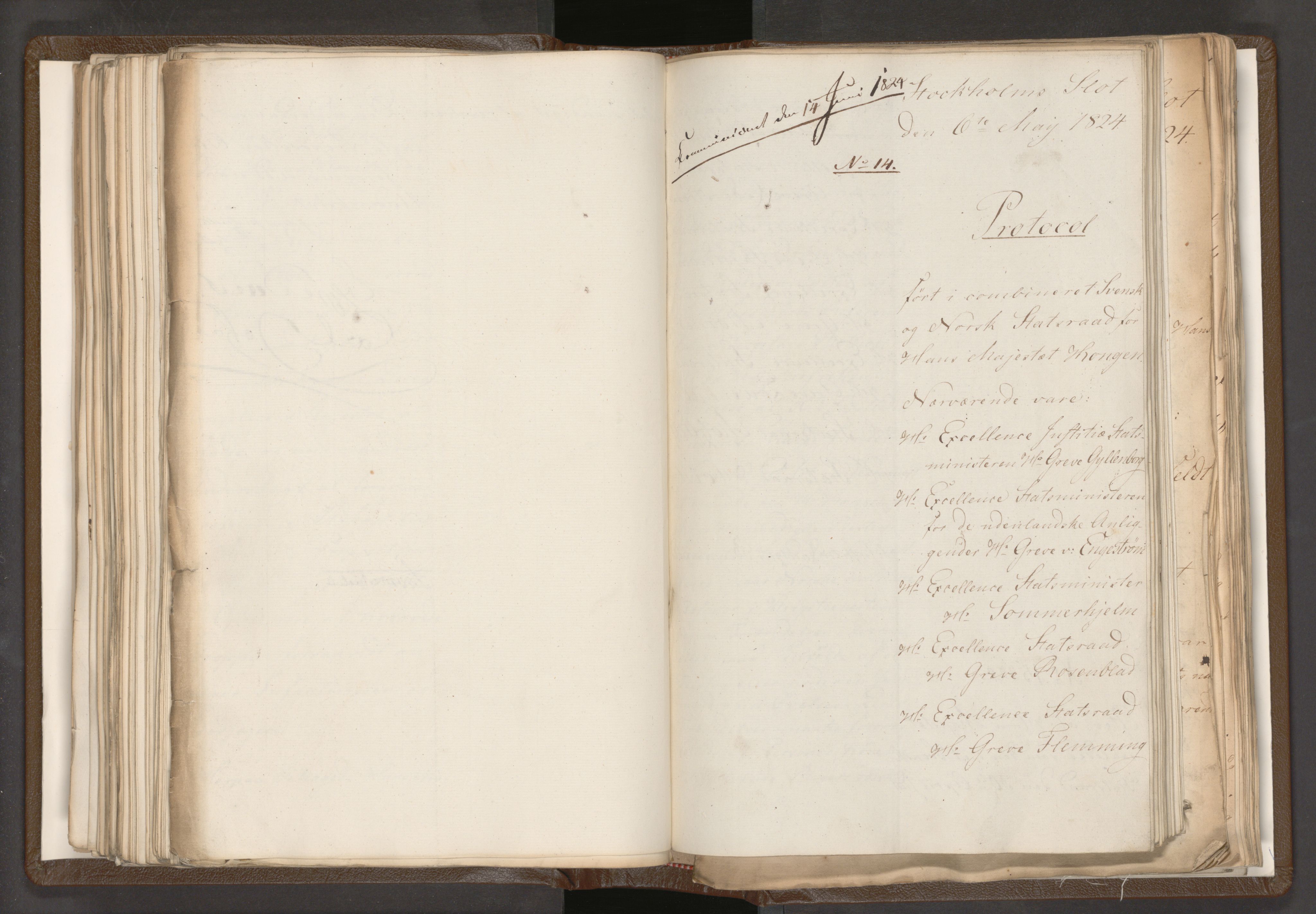 Statsrådssekretariatet, AV/RA-S-1001/A/Ab/L0018: Kgl. res. nr. 1112-1753, 1. halvår, 1824