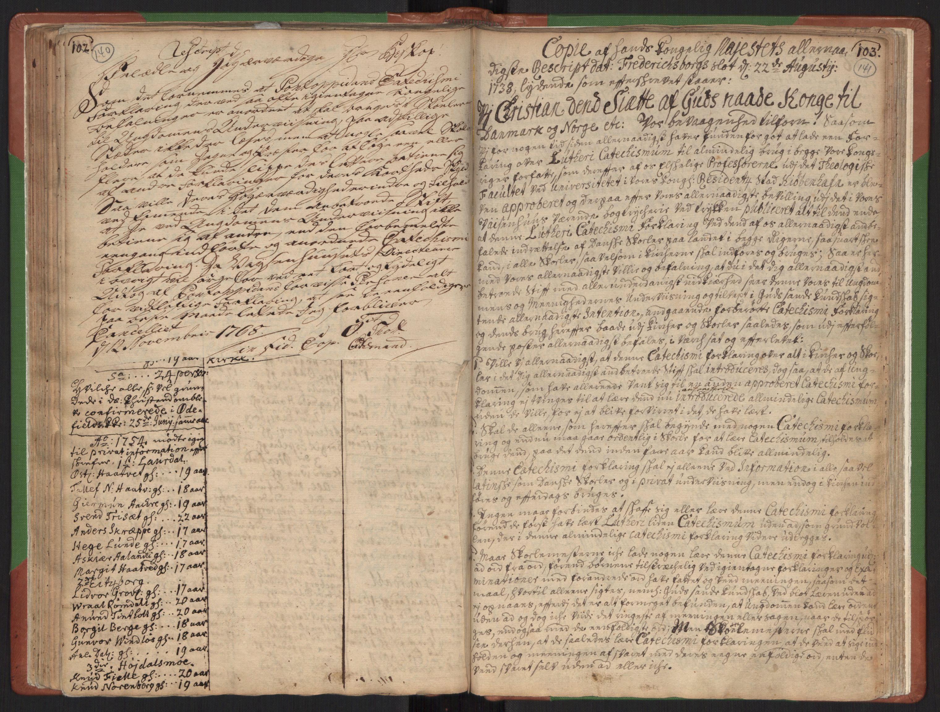 Lårdal kirkebøker, SAKO/A-284/F/Fa/L0002: Ministerialbok nr. I 2, 1734-1754