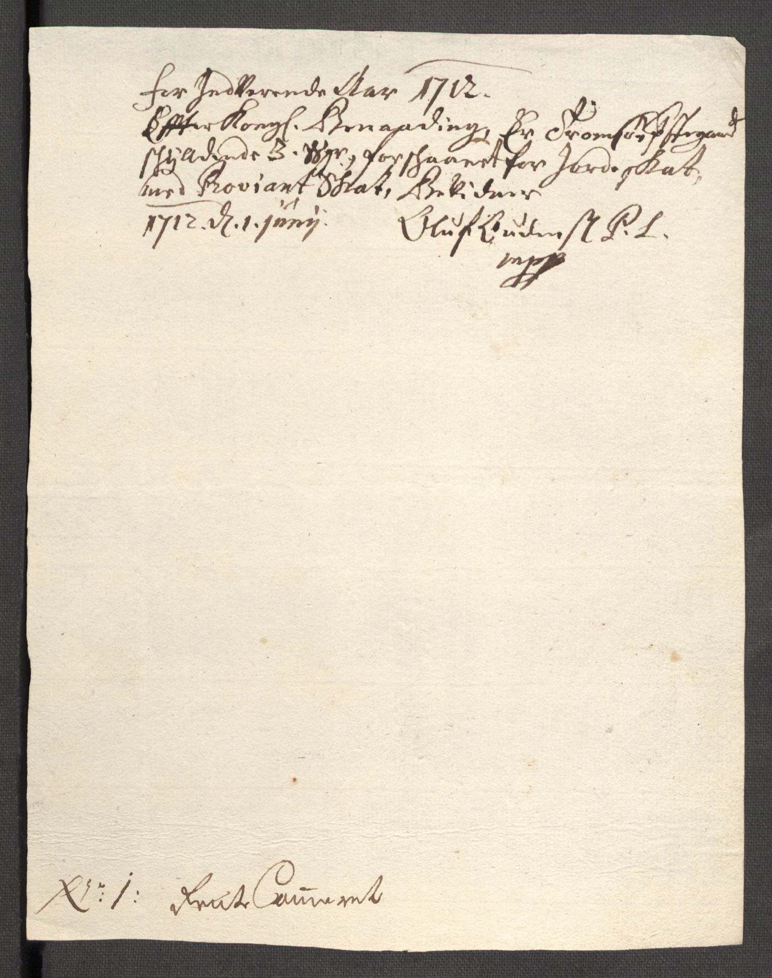 Rentekammeret inntil 1814, Reviderte regnskaper, Fogderegnskap, AV/RA-EA-4092/R68/L4758: Fogderegnskap Senja og Troms, 1711-1712, s. 426