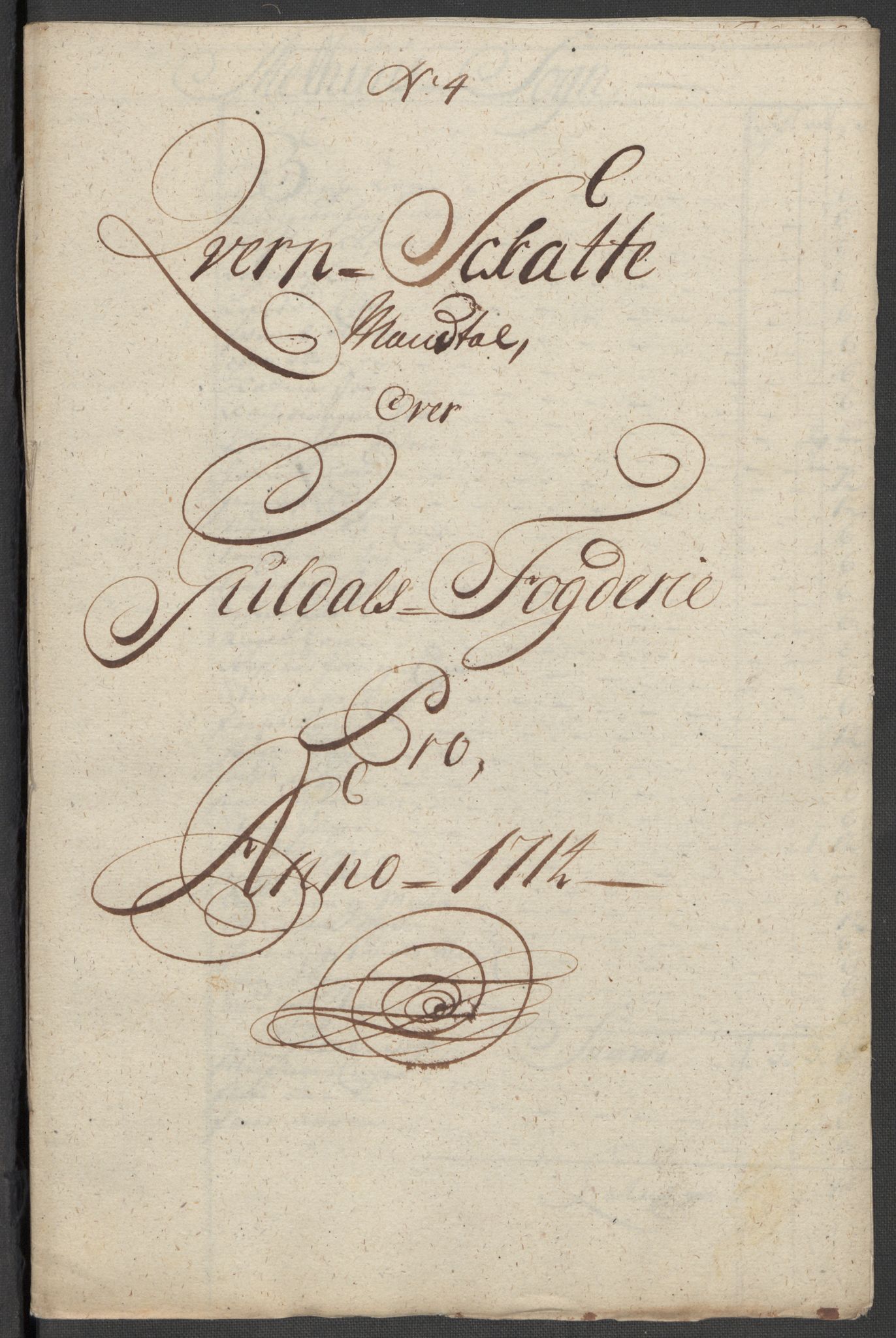 Rentekammeret inntil 1814, Reviderte regnskaper, Fogderegnskap, RA/EA-4092/R60/L3965: Fogderegnskap Orkdal og Gauldal, 1714, s. 290