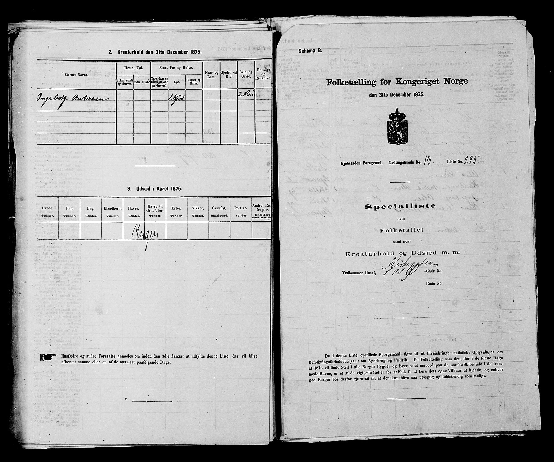 SAKO, Folketelling 1875 for 0805P Porsgrunn prestegjeld, 1875, s. 674