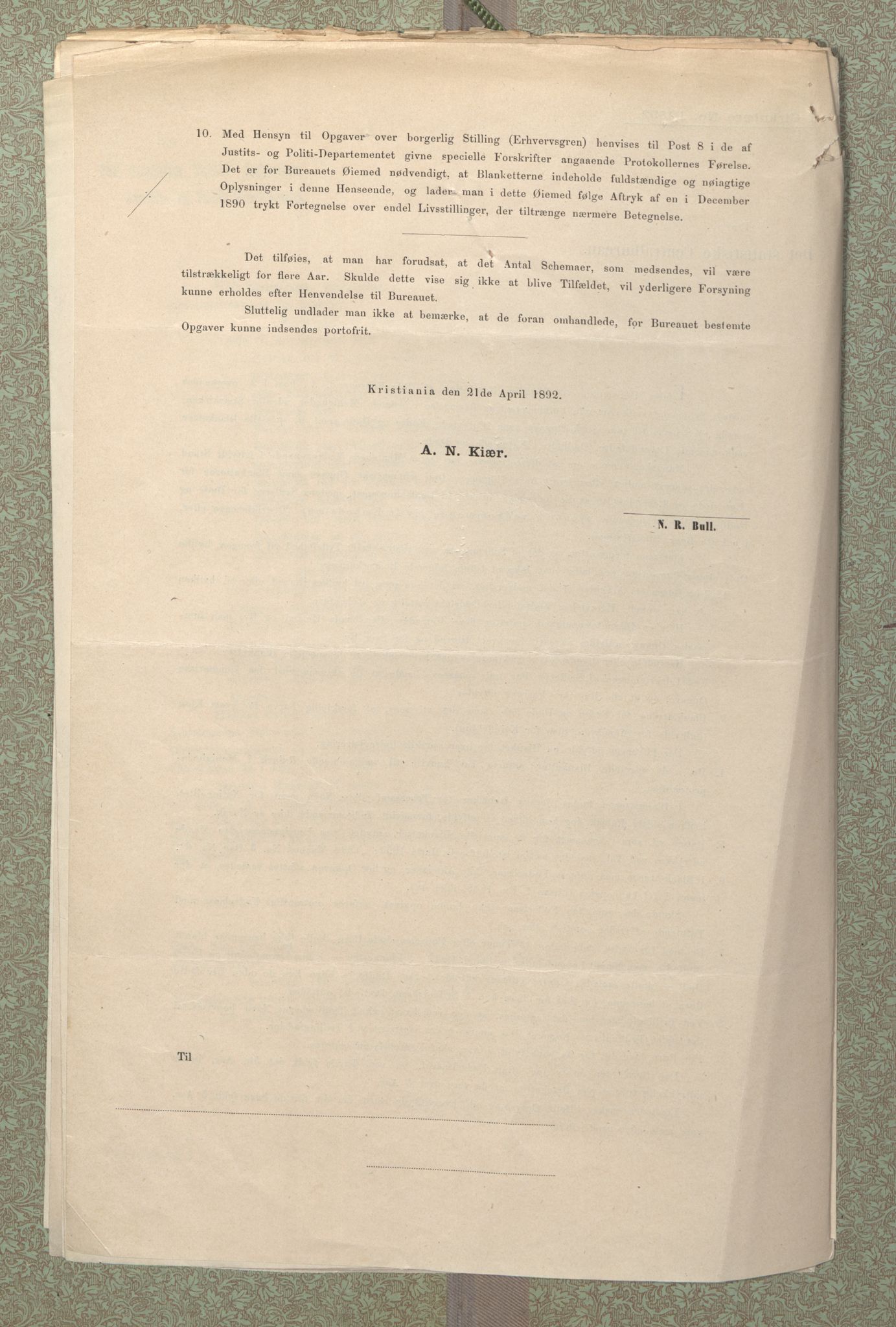 Den evangelisk-lutherske frikirke østre menighet, Oslo, AV/SAO-PAO-0245/F/L0002: Dissenterprotokoll nr. 2, 1892-1936