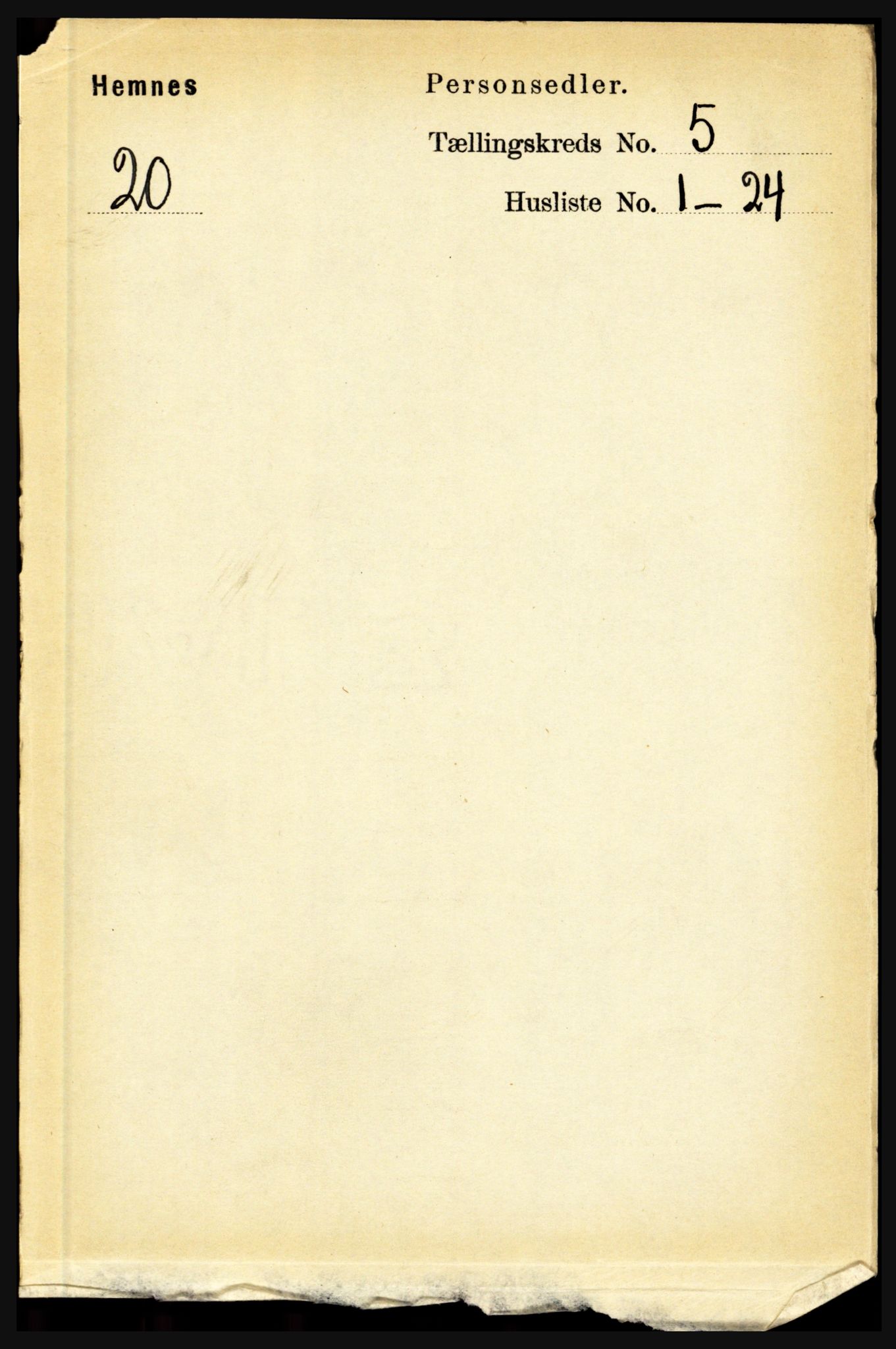 RA, Folketelling 1891 for 1832 Hemnes herred, 1891, s. 2553