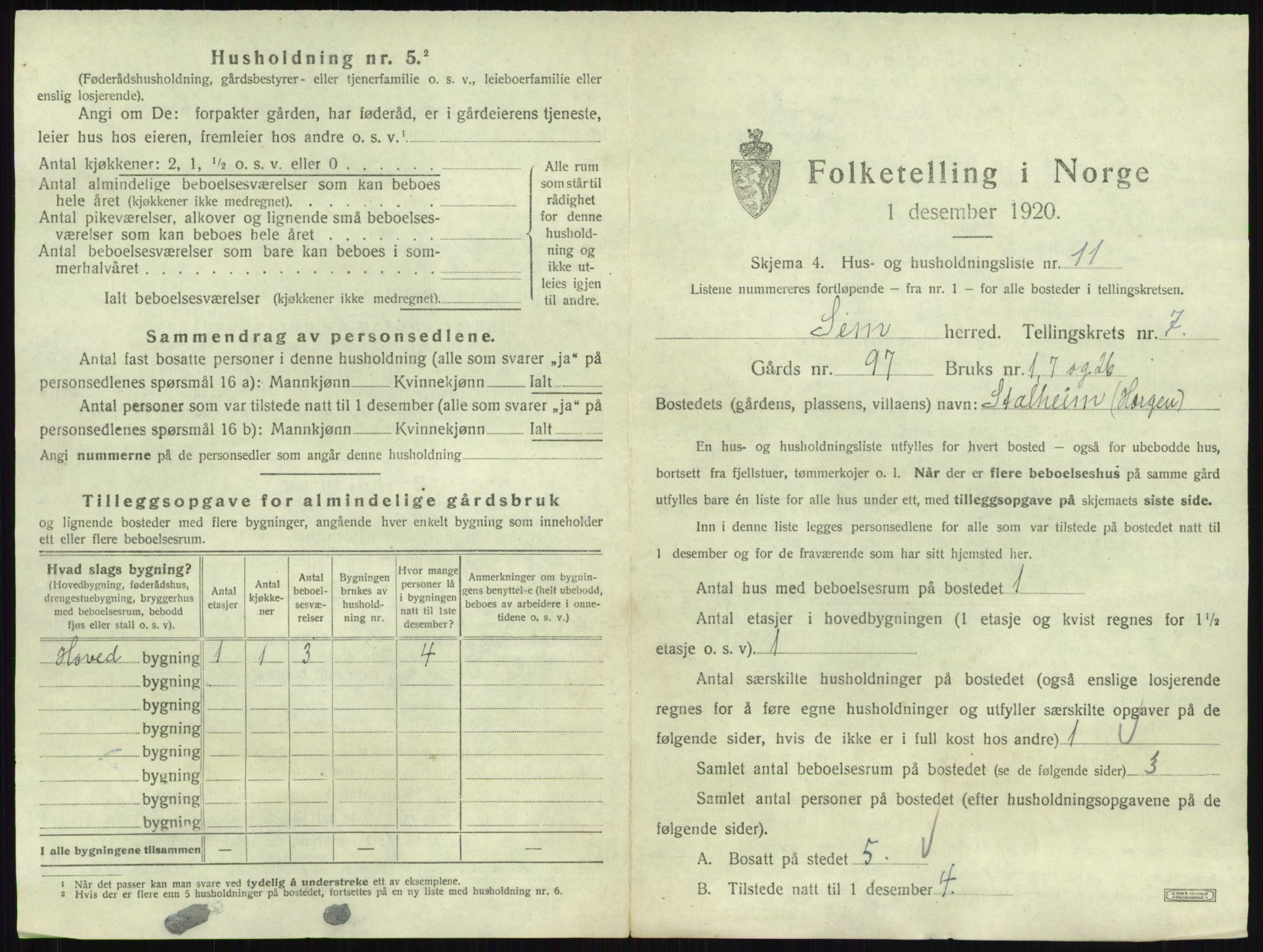 SAKO, Folketelling 1920 for 0721 Sem herred, 1920, s. 1474