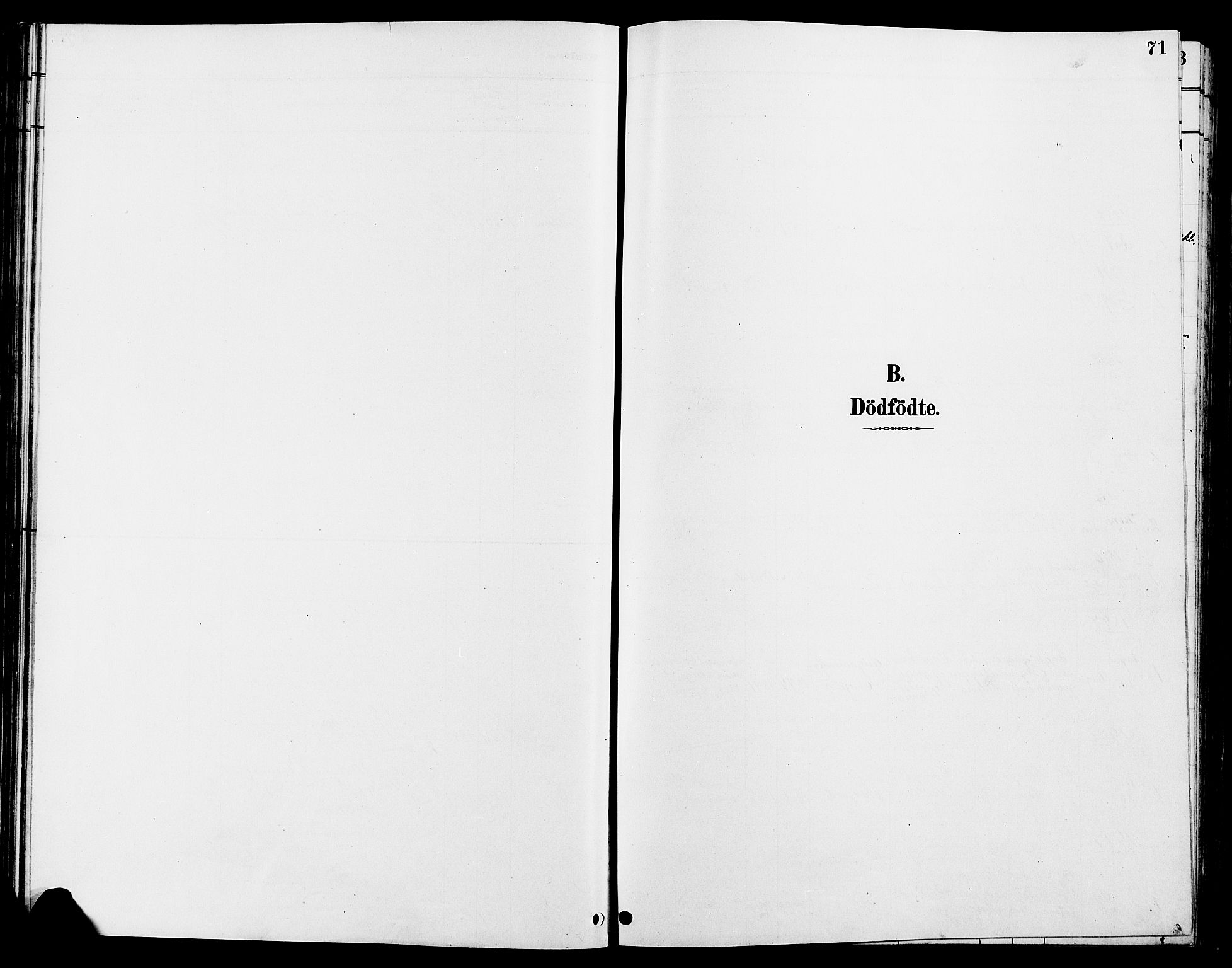 Tolga prestekontor, SAH/PREST-062/L/L0008: Klokkerbok nr. 8, 1887-1912, s. 71