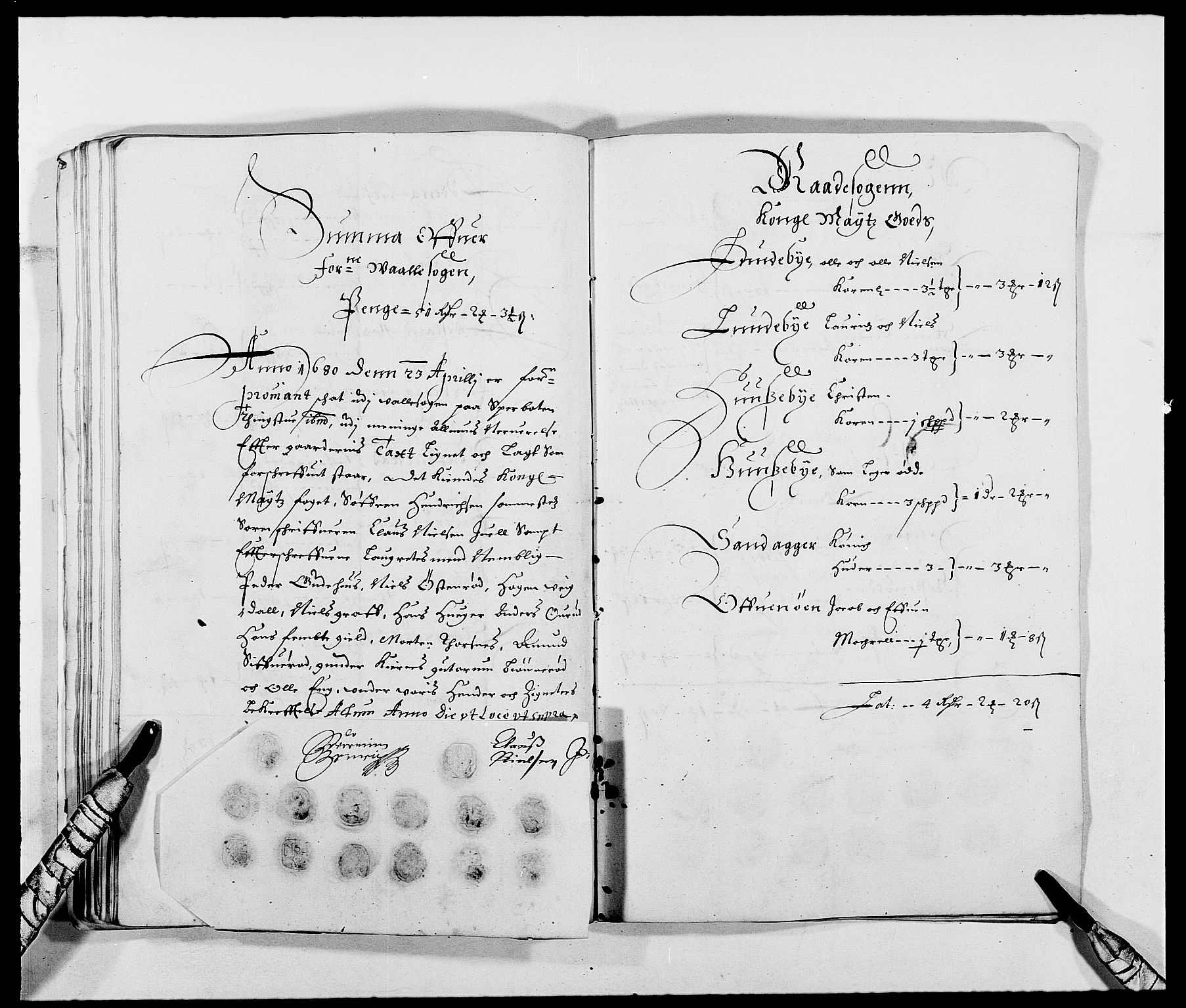 Rentekammeret inntil 1814, Reviderte regnskaper, Fogderegnskap, AV/RA-EA-4092/R02/L0101: Fogderegnskap Moss og Verne kloster, 1680, s. 107