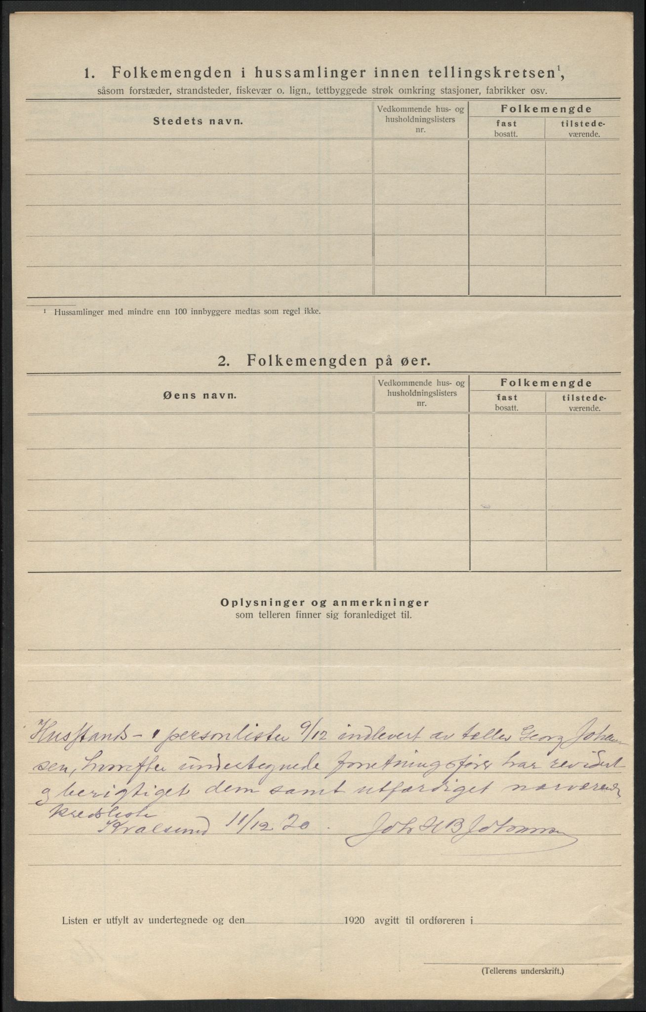 SATØ, Folketelling 1920 for 2017 Kvalsund herred, 1920, s. 32
