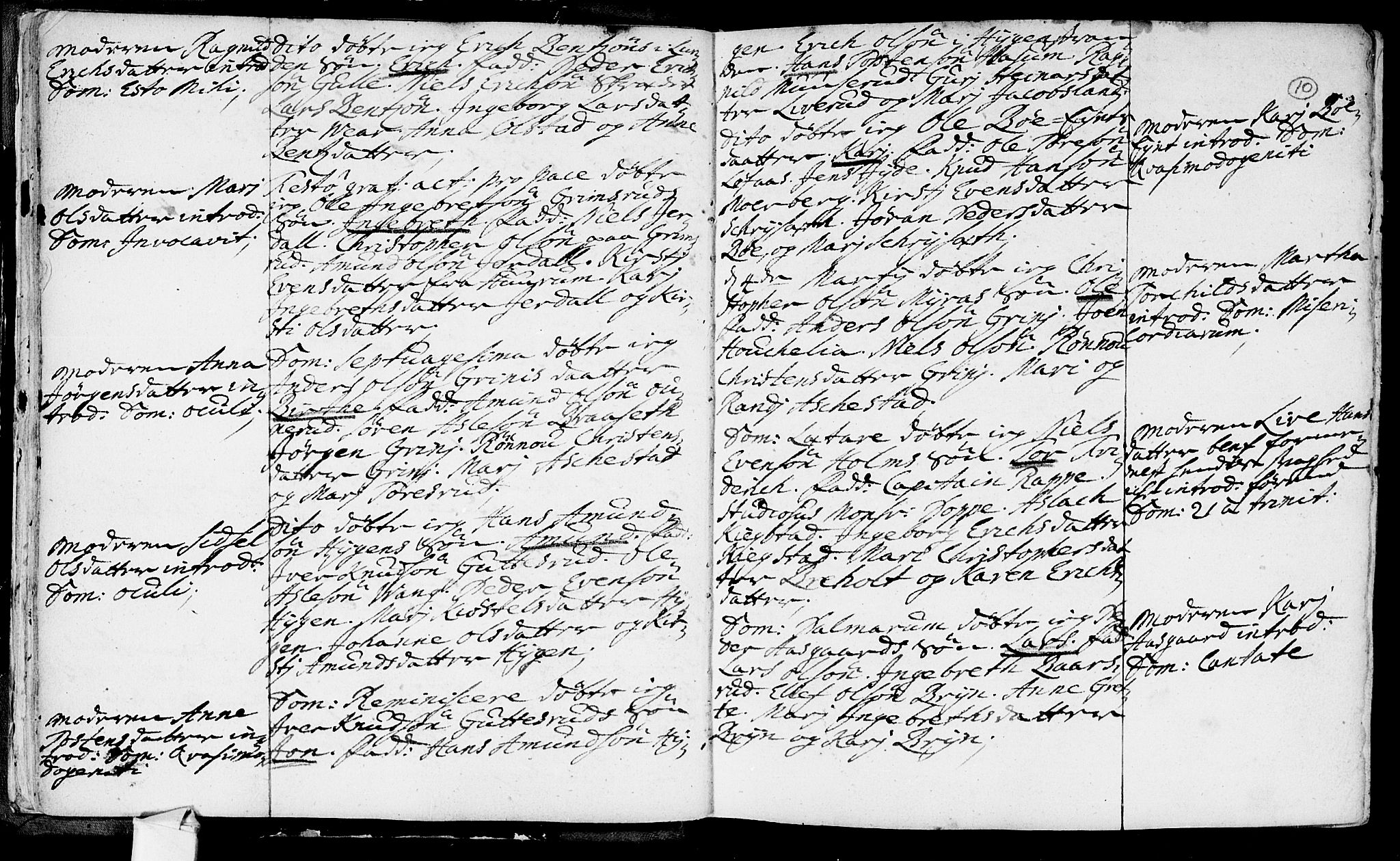 Røyken kirkebøker, AV/SAKO-A-241/F/Fa/L0002: Ministerialbok nr. 2, 1731-1782, s. 10