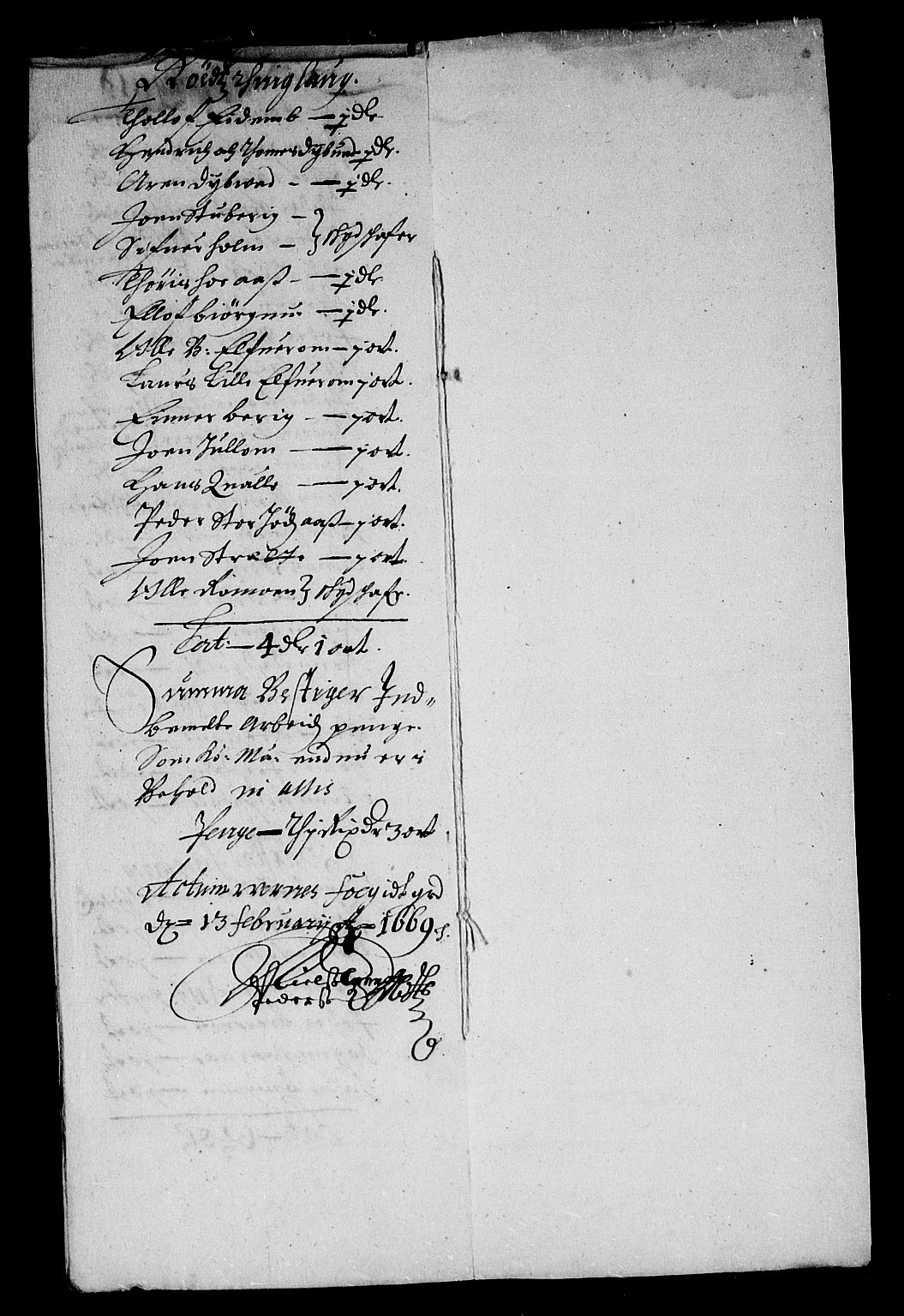 Rentekammeret inntil 1814, Reviderte regnskaper, Stiftamtstueregnskaper, Trondheim stiftamt og Nordland amt, AV/RA-EA-6044/R/Rd/L0023: Trondheim stiftamt, 1668