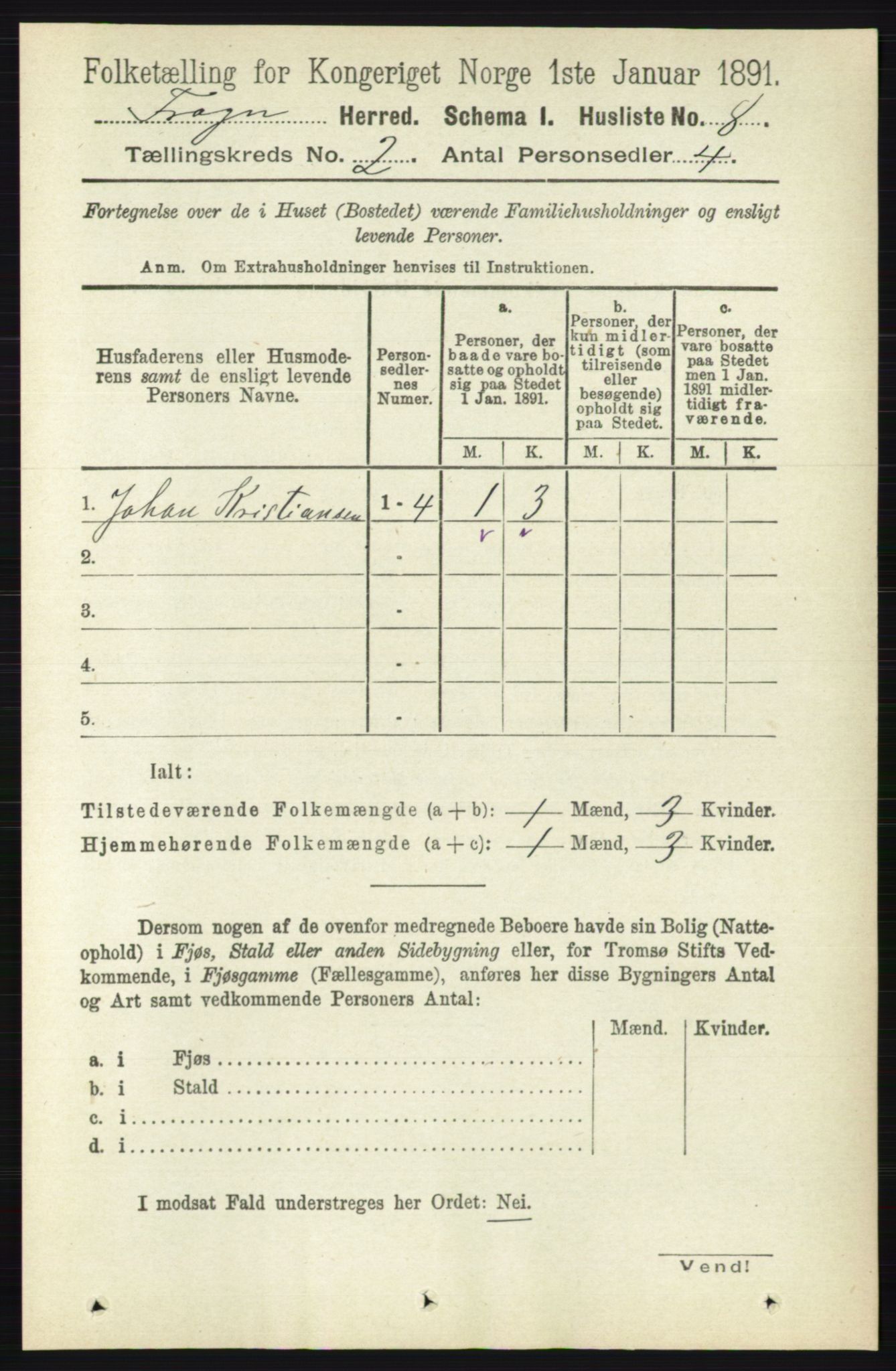 RA, Folketelling 1891 for 0215 Frogn herred, 1891, s. 1180