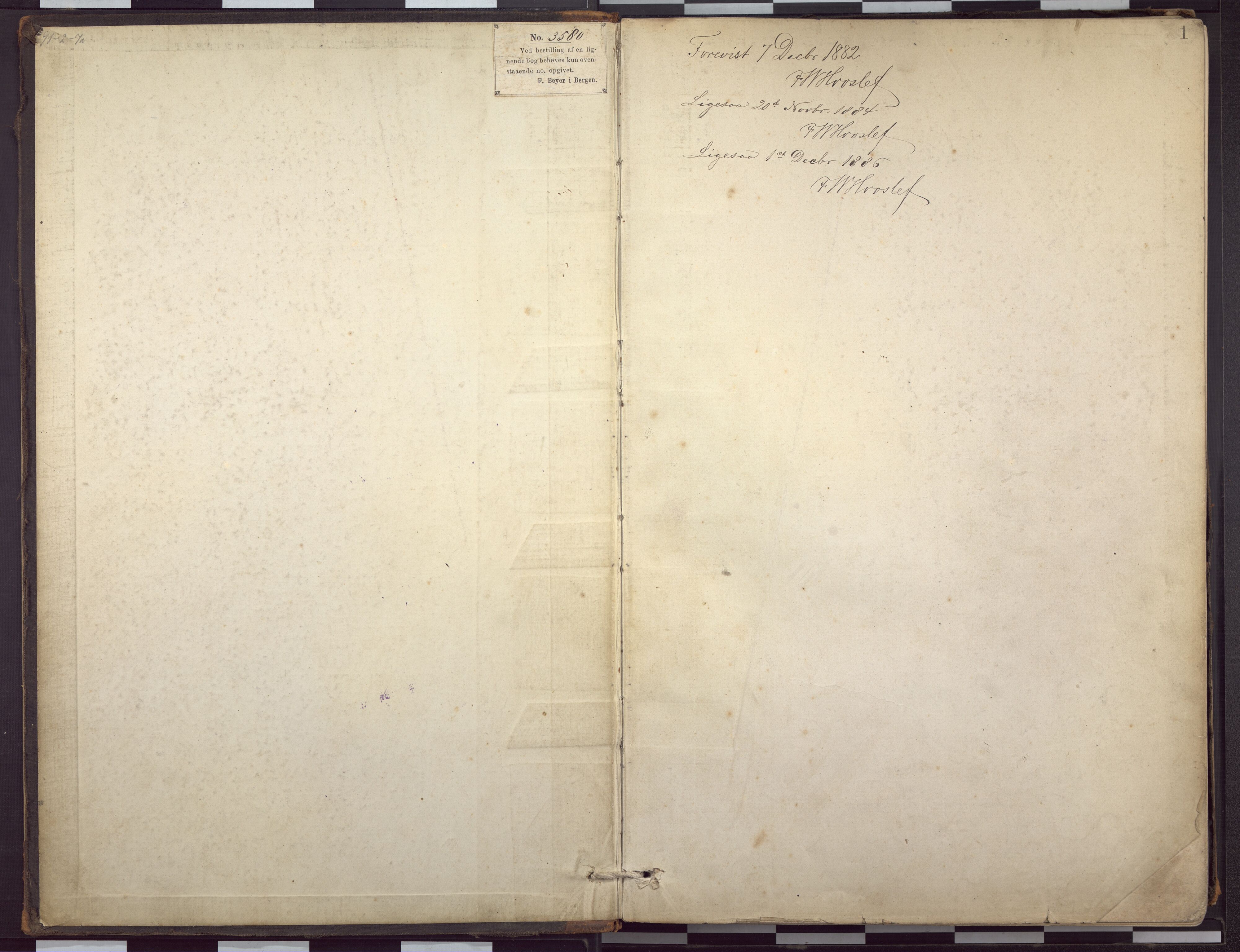 Nordnes skole, BBA/A-0316/G/Gd/Gda/L0002: Karakter-, fraværs- og inventarprotokoll , 1880-1888
