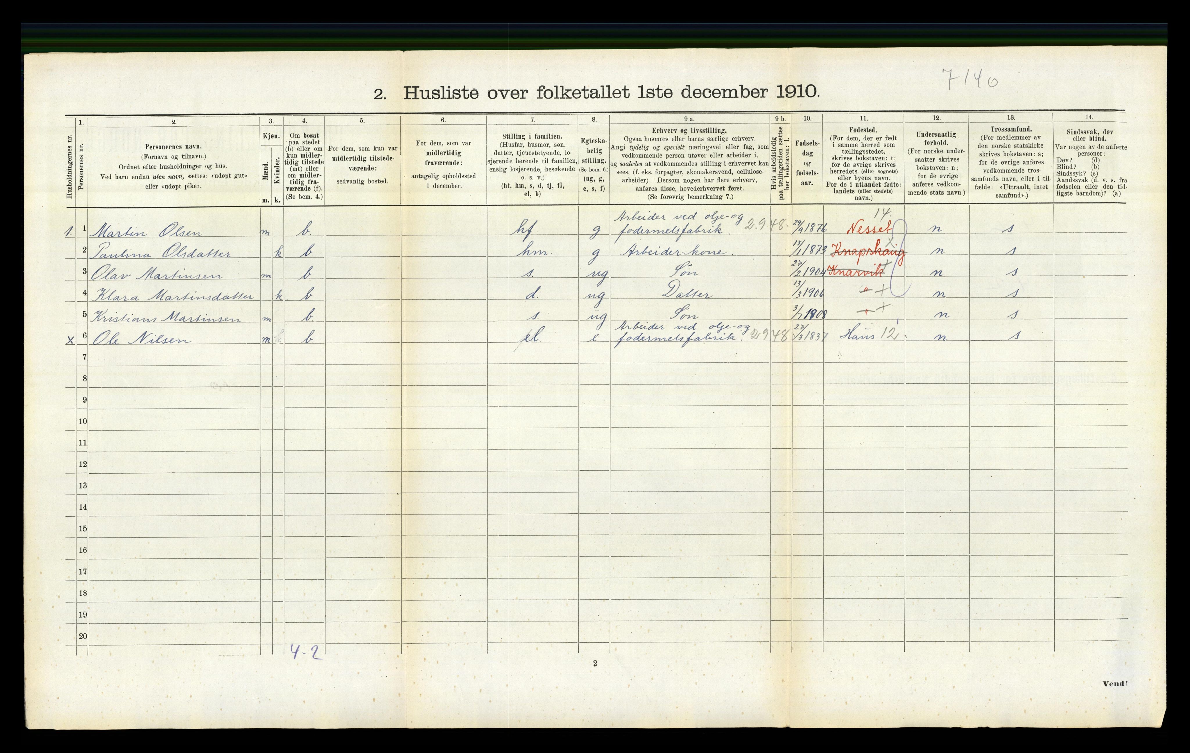 RA, Folketelling 1910 for 1246 Fjell herred, 1910, s. 868