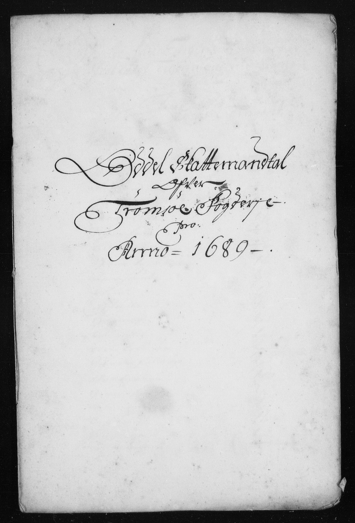 Rentekammeret inntil 1814, Reviderte regnskaper, Stiftamtstueregnskaper, Trondheim stiftamt og Nordland amt, RA/EA-6044/R/Rh/L0014: Nordland amt, 1687-1689