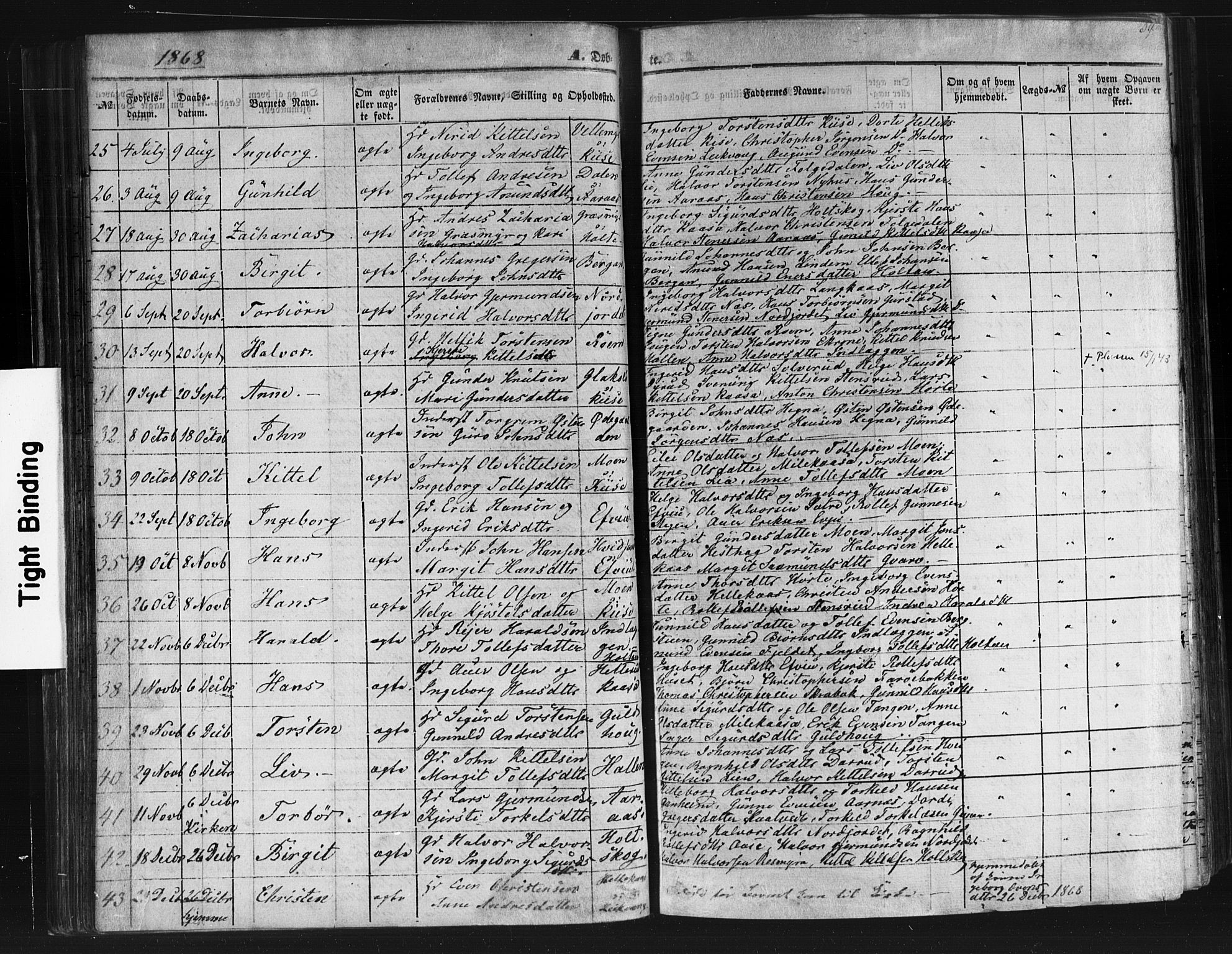 Sauherad kirkebøker, AV/SAKO-A-298/F/Fb/L0001: Ministerialbok nr. II 1, 1851-1877, s. 59