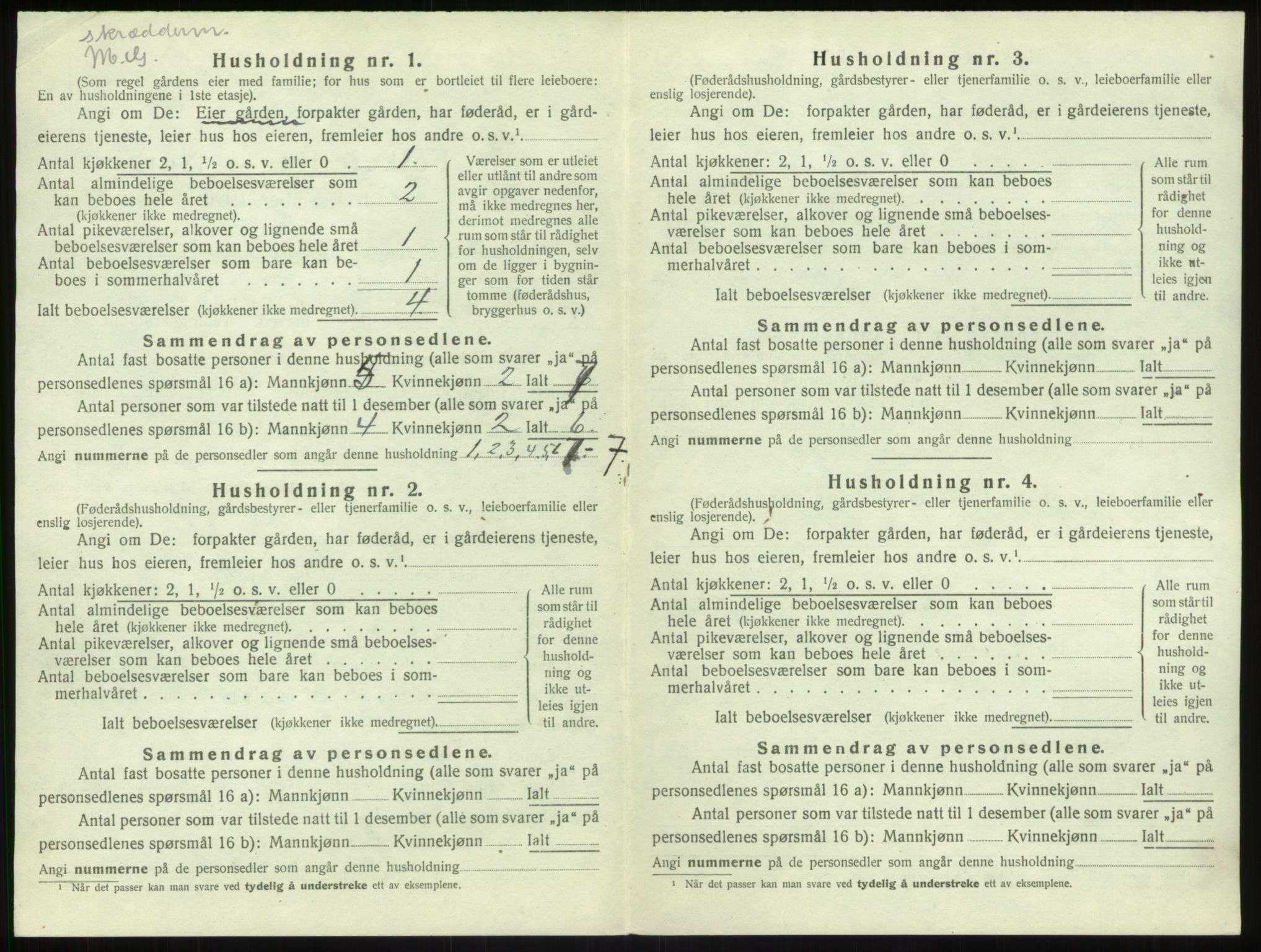 SAB, Folketelling 1920 for 1419 Leikanger herred, 1920, s. 758