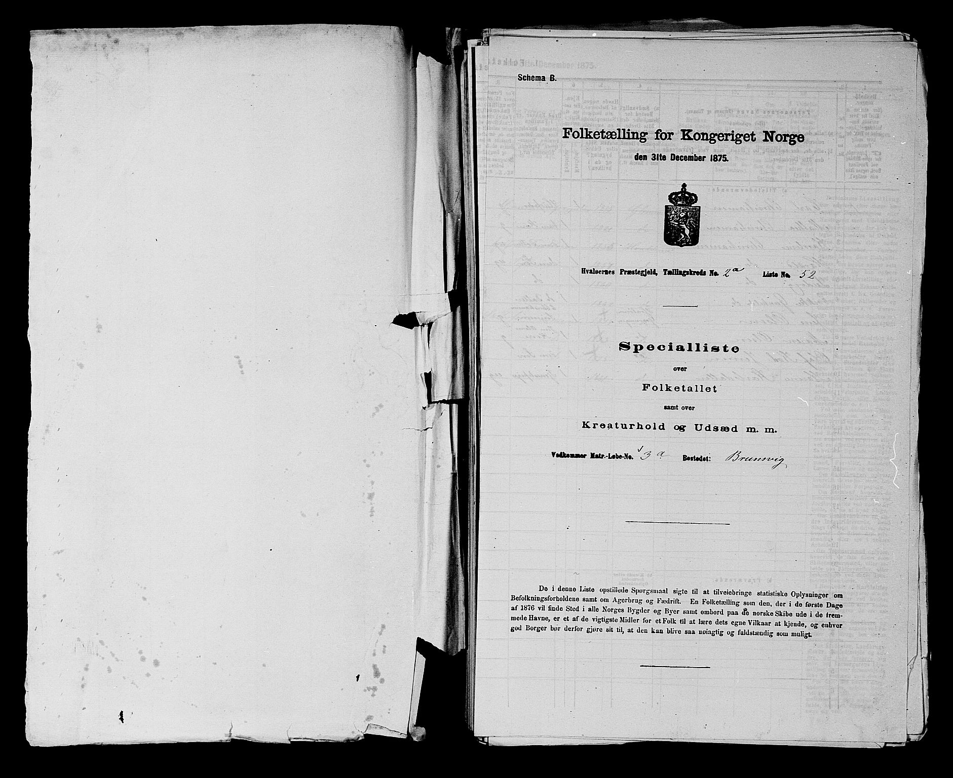 RA, Folketelling 1875 for 0111P Hvaler prestegjeld, 1875, s. 254