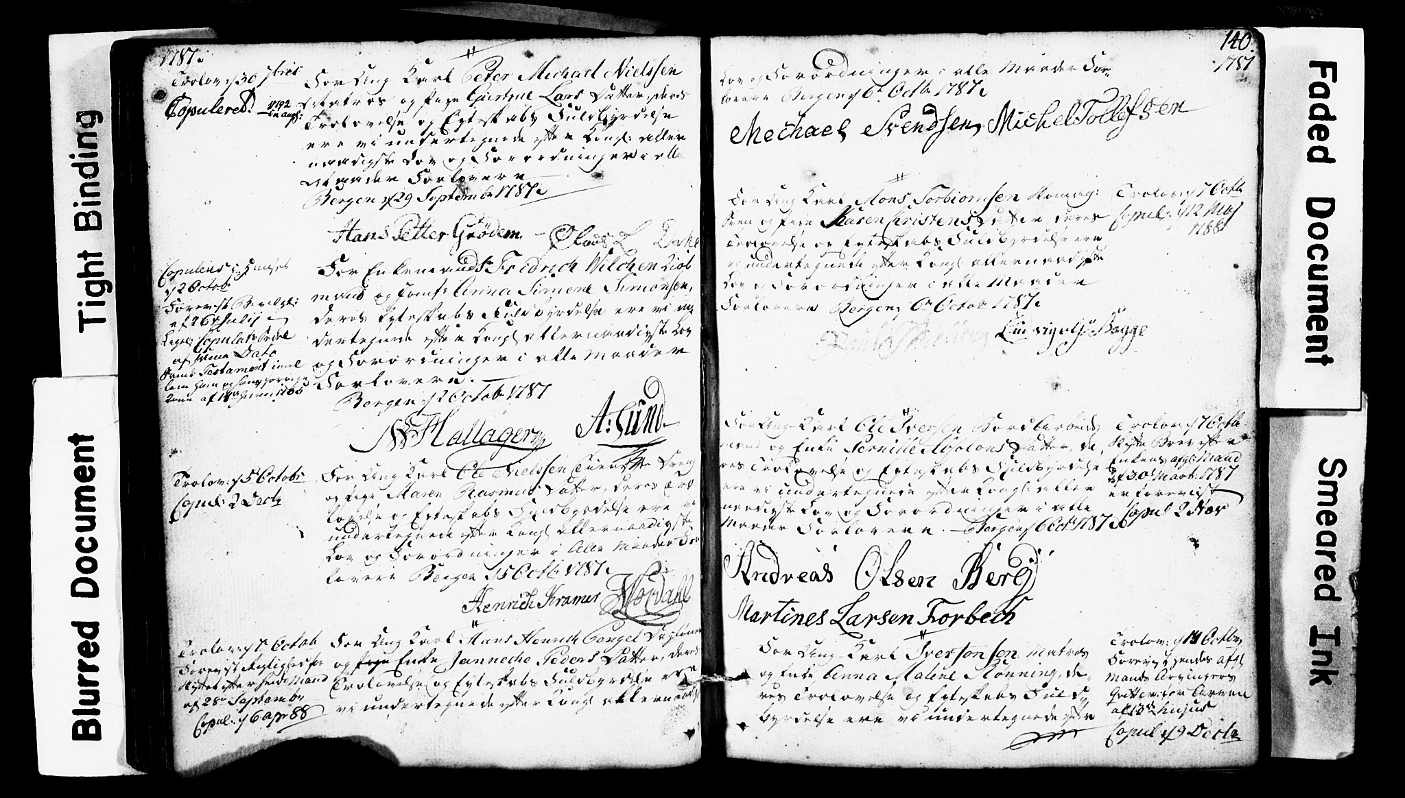 Domkirken sokneprestembete, SAB/A-74801: Forlovererklæringer nr. II.5.1, 1767-1792, s. 140