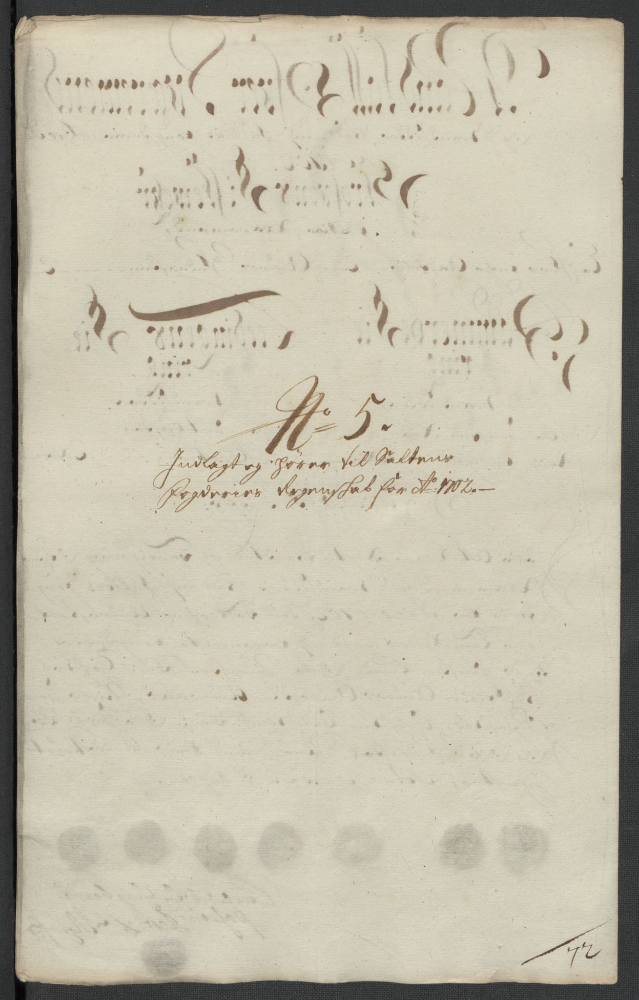 Rentekammeret inntil 1814, Reviderte regnskaper, Fogderegnskap, RA/EA-4092/R66/L4580: Fogderegnskap Salten, 1701-1706, s. 141