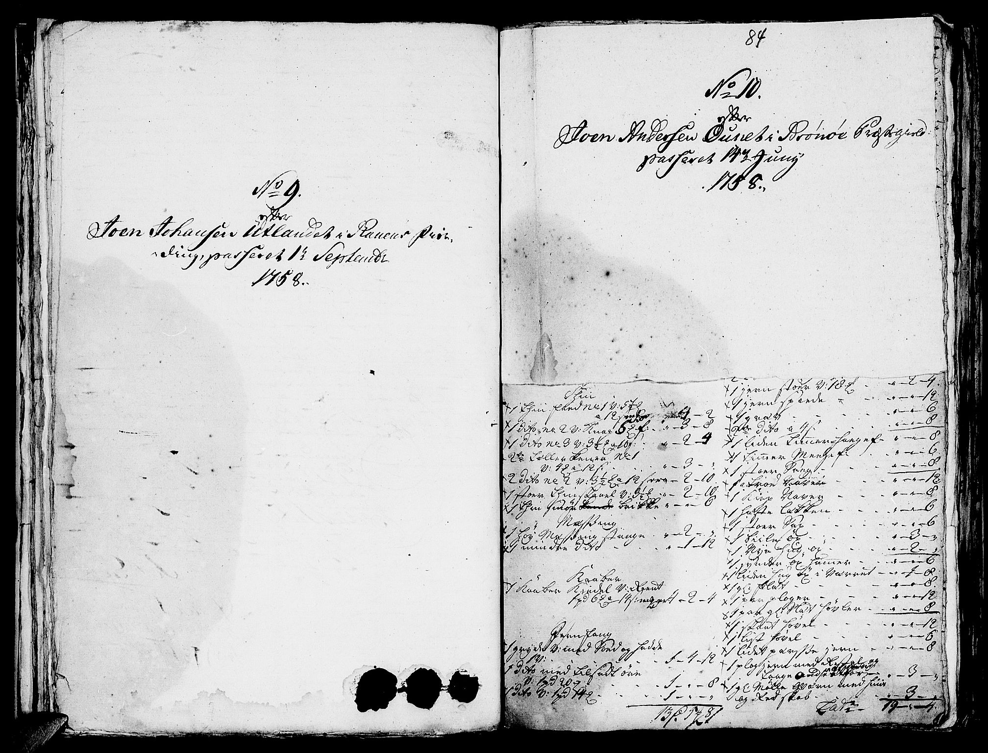 Helgeland sorenskriveri, AV/SAT-A-0004/3/3A/L0041: Konseptprotokoll 26, 1758, s. 83b-84a