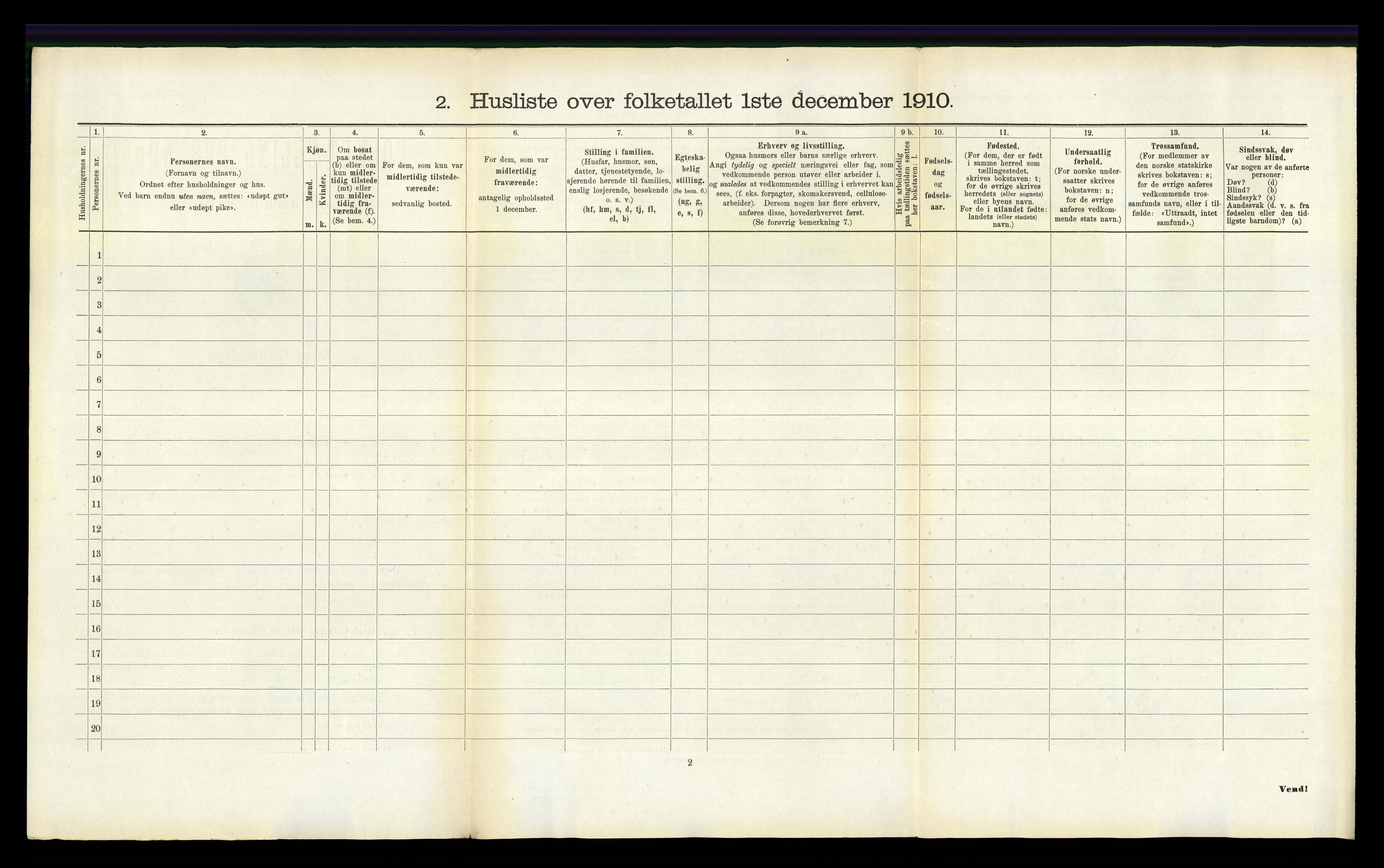 RA, Folketelling 1910 for 0915 Dypvåg herred, 1910, s. 747