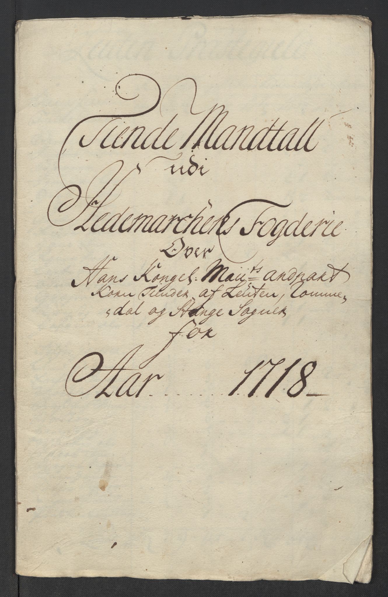 Rentekammeret inntil 1814, Reviderte regnskaper, Fogderegnskap, AV/RA-EA-4092/R16/L1057: Fogderegnskap Hedmark, 1718, s. 231