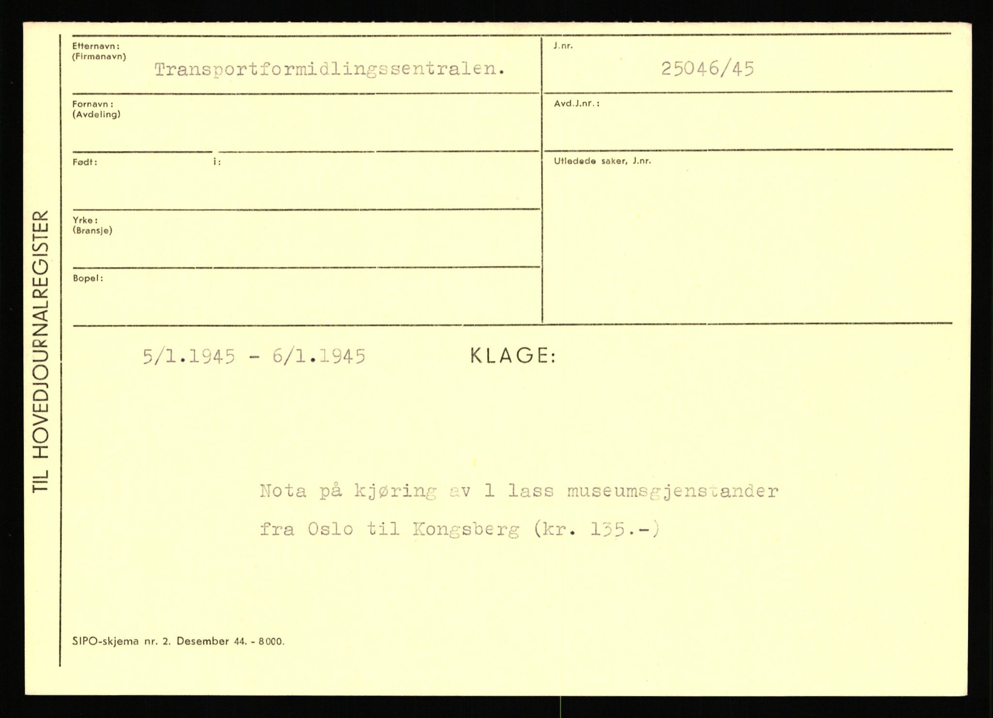 Statspolitiet - Hovedkontoret / Osloavdelingen, AV/RA-S-1329/C/Ca/L0015: Svea - Tøsse, 1943-1945, s. 3820