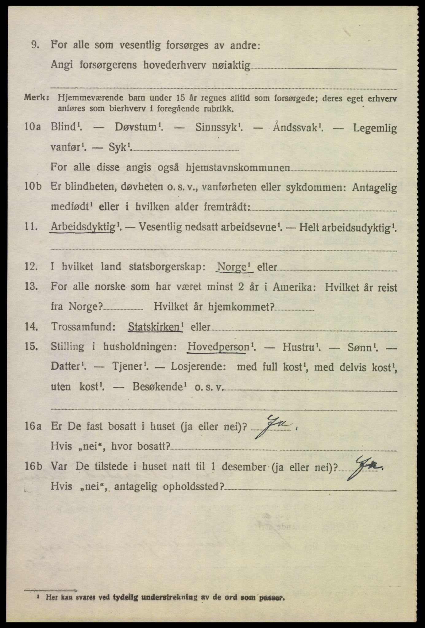 SAH, Folketelling 1920 for 0428 Trysil herred, 1920, s. 16000