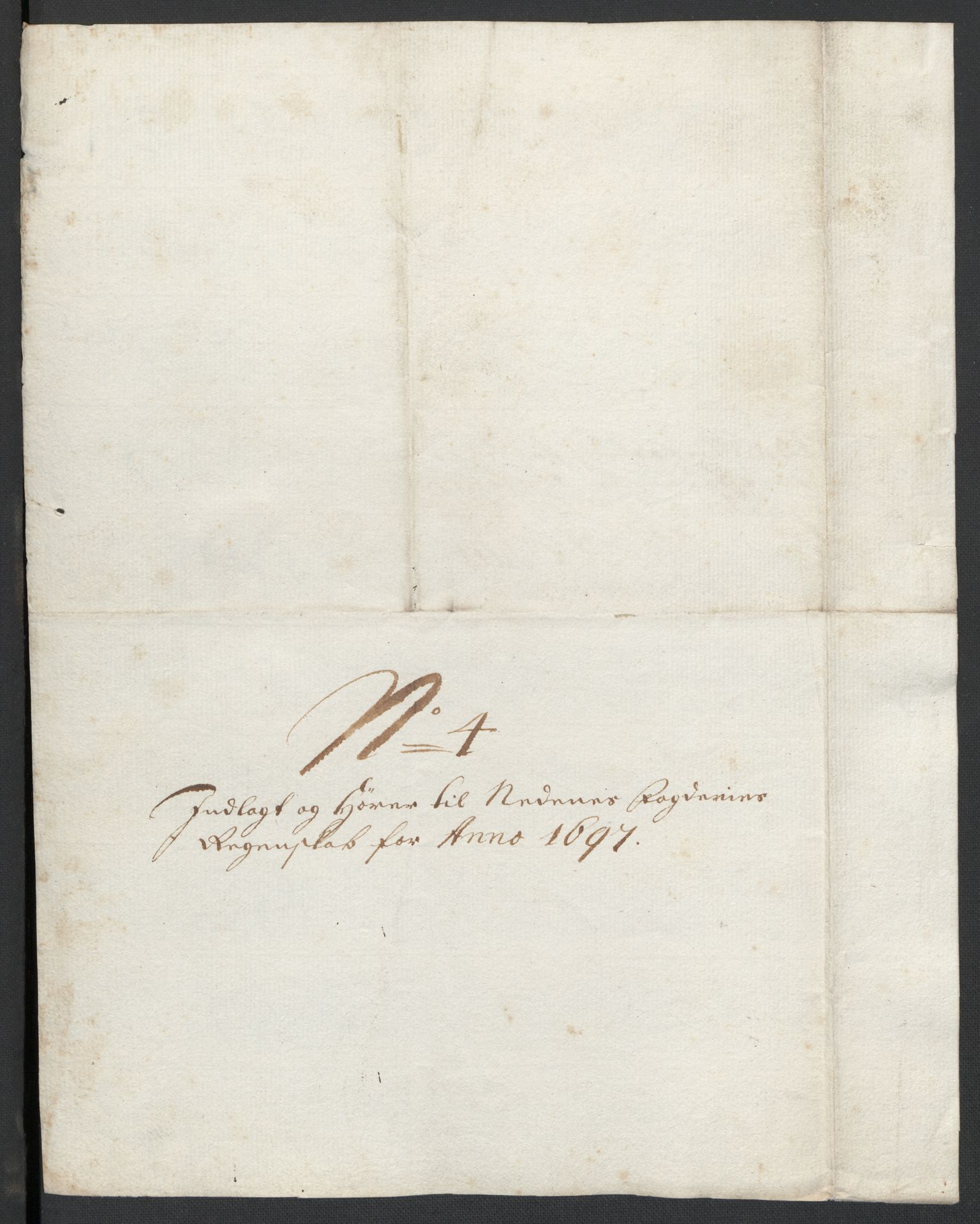 Rentekammeret inntil 1814, Reviderte regnskaper, Fogderegnskap, RA/EA-4092/R39/L2313: Fogderegnskap Nedenes, 1696-1697, s. 136