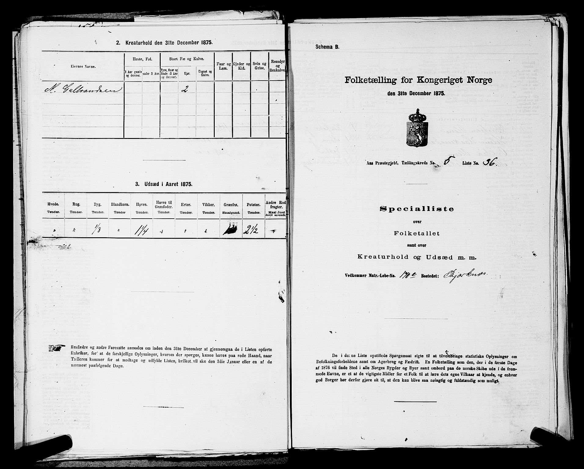 RA, Folketelling 1875 for 0214P Ås prestegjeld, 1875, s. 648