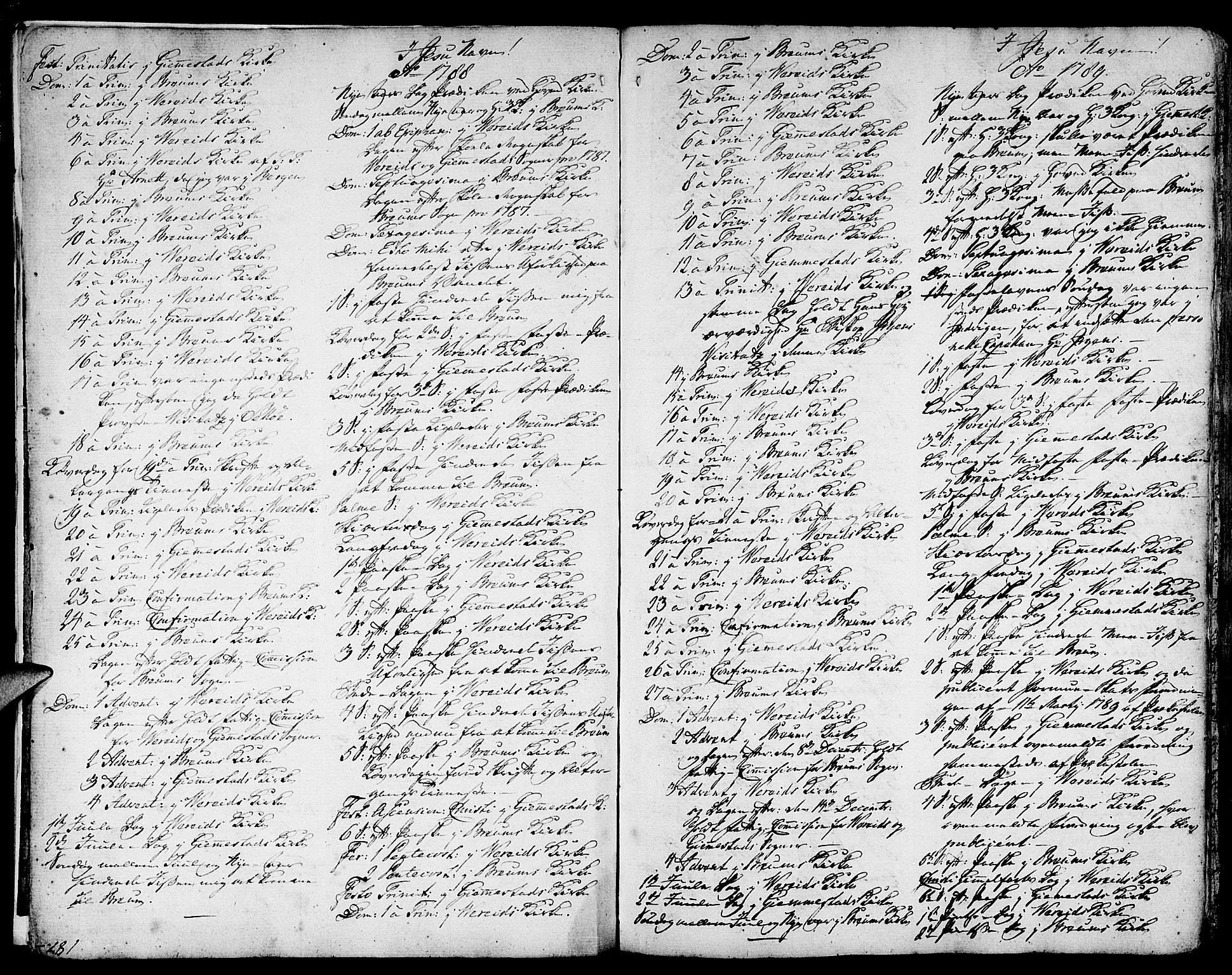 Gloppen sokneprestembete, AV/SAB-A-80101/H/Haa/Haaa/L0005: Ministerialbok nr. A 5, 1785-1815