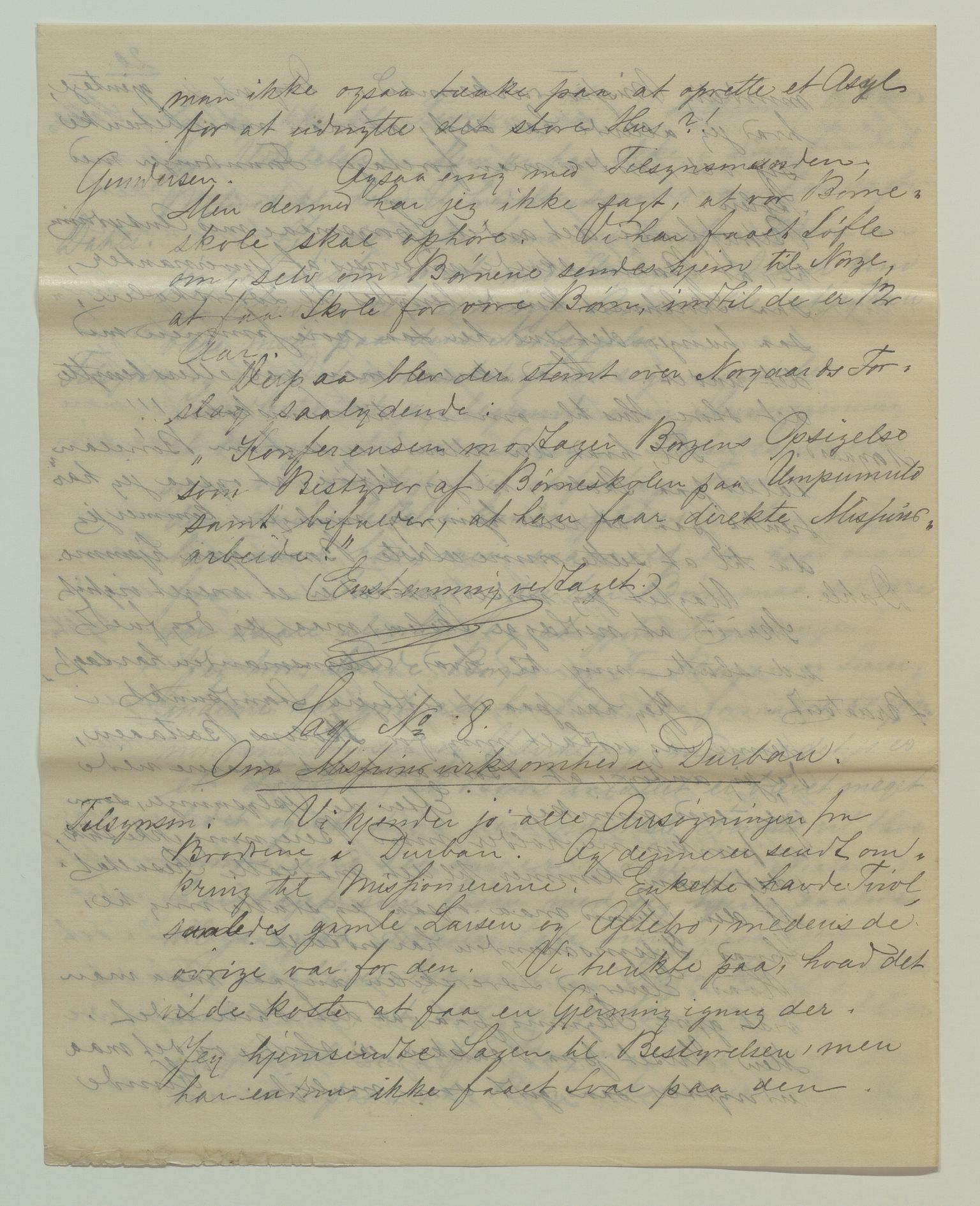 Det Norske Misjonsselskap - hovedadministrasjonen, VID/MA-A-1045/D/Da/Daa/L0038/0004: Konferansereferat og årsberetninger / Konferansereferat fra Sør-Afrika., 1890