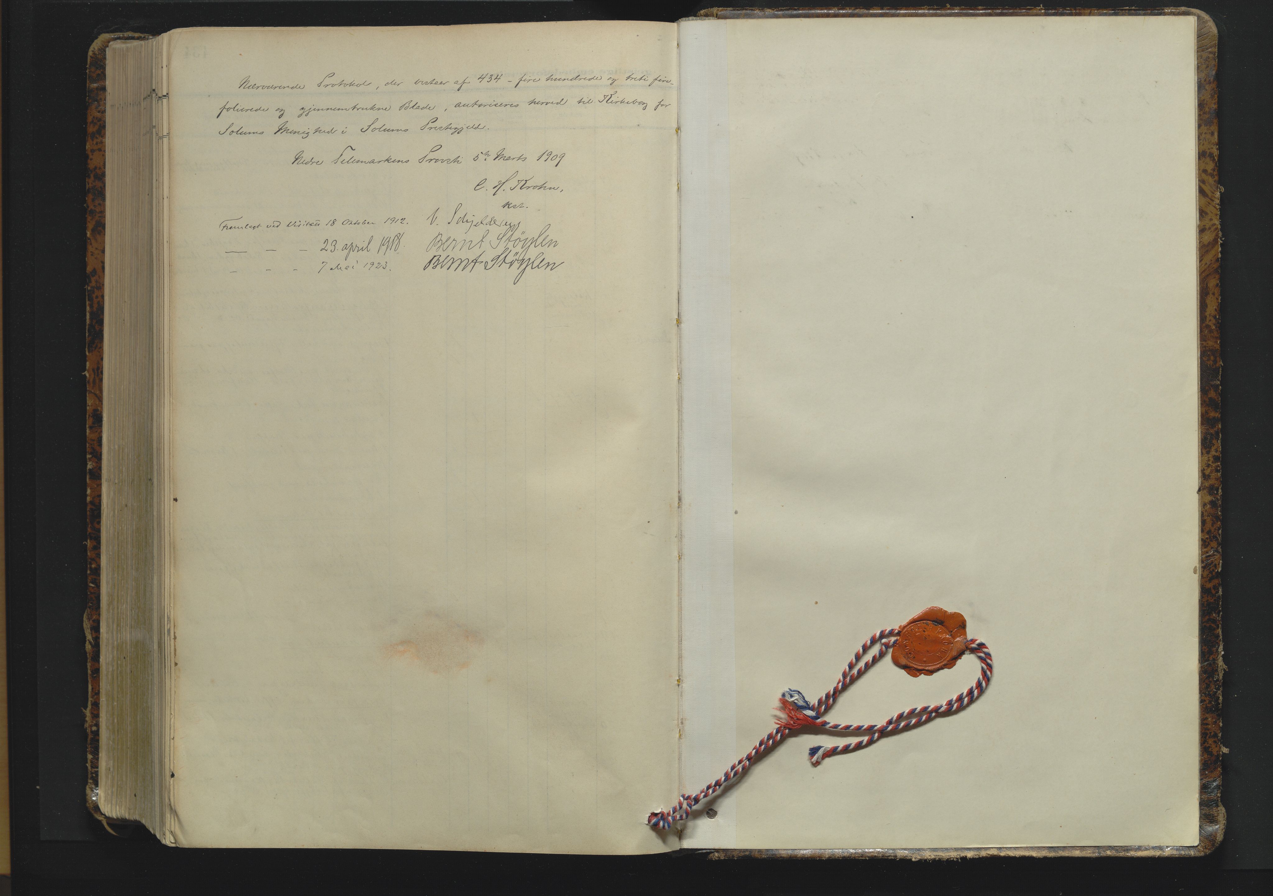 Solum kirkebøker, AV/SAKO-A-306/F/Fa/L0012: Ministerialbok nr. I 12, 1909-1922