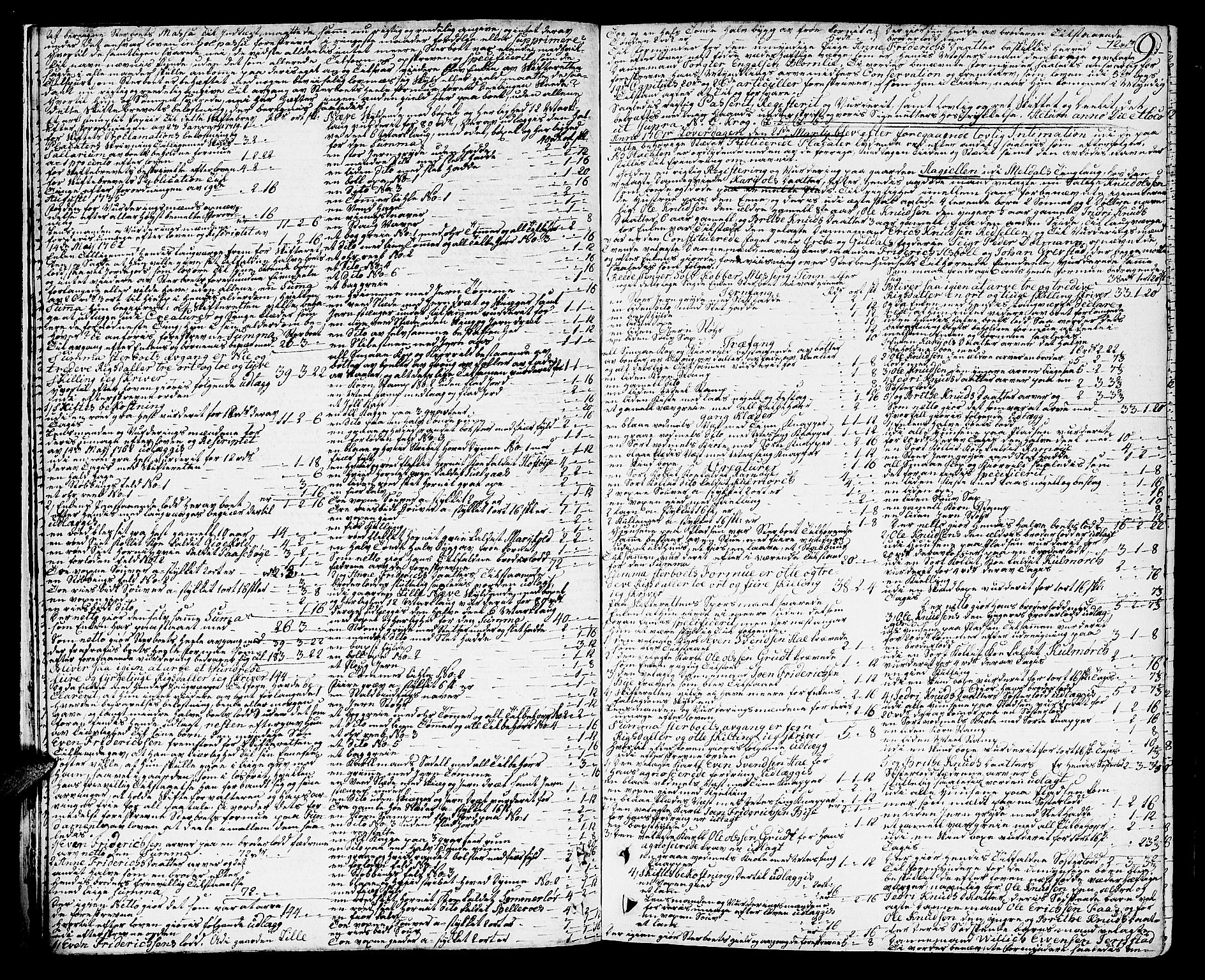 Orkdal sorenskriveri, SAT/A-4169/1/3/3Aa/L0007: Skifteprotokoller, 1767-1782, s. 8b-9a