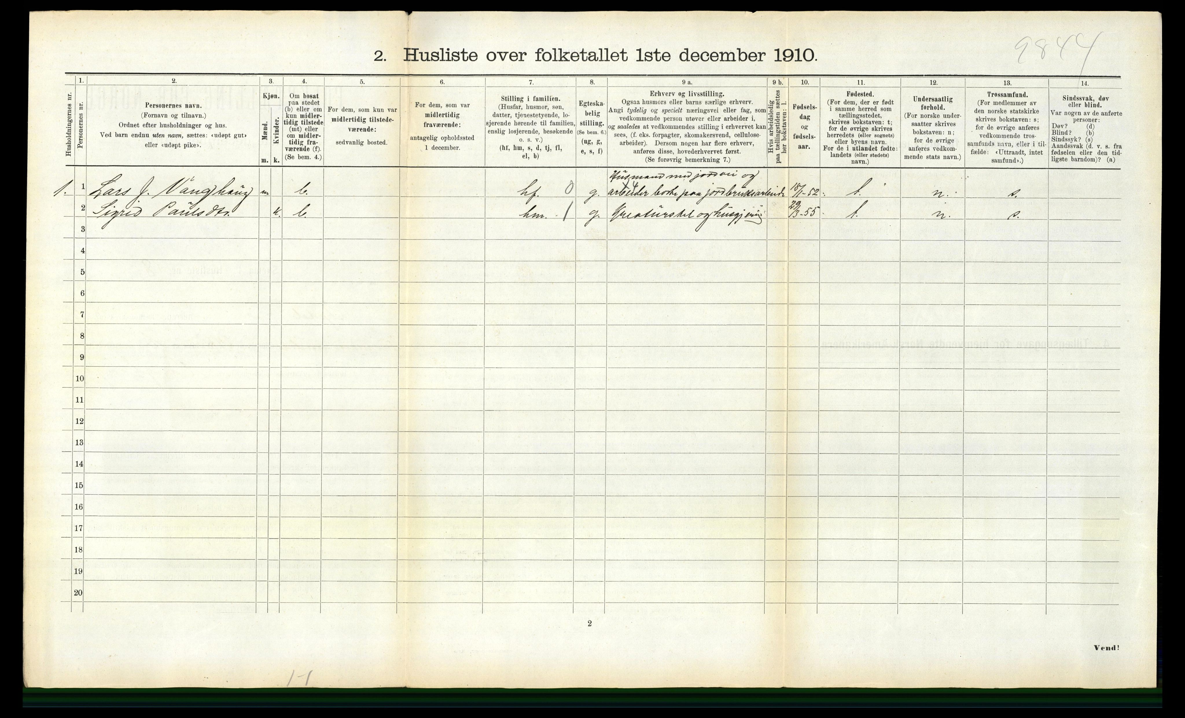 RA, Folketelling 1910 for 1634 Oppdal herred, 1910, s. 1212