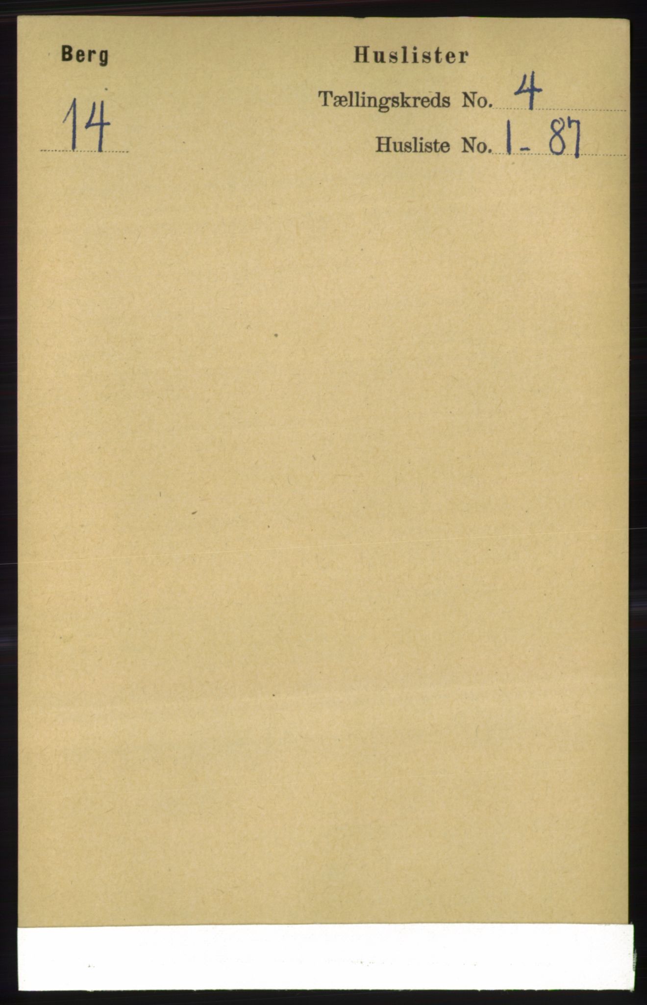 RA, Folketelling 1891 for 1929 Berg herred, 1891, s. 1553