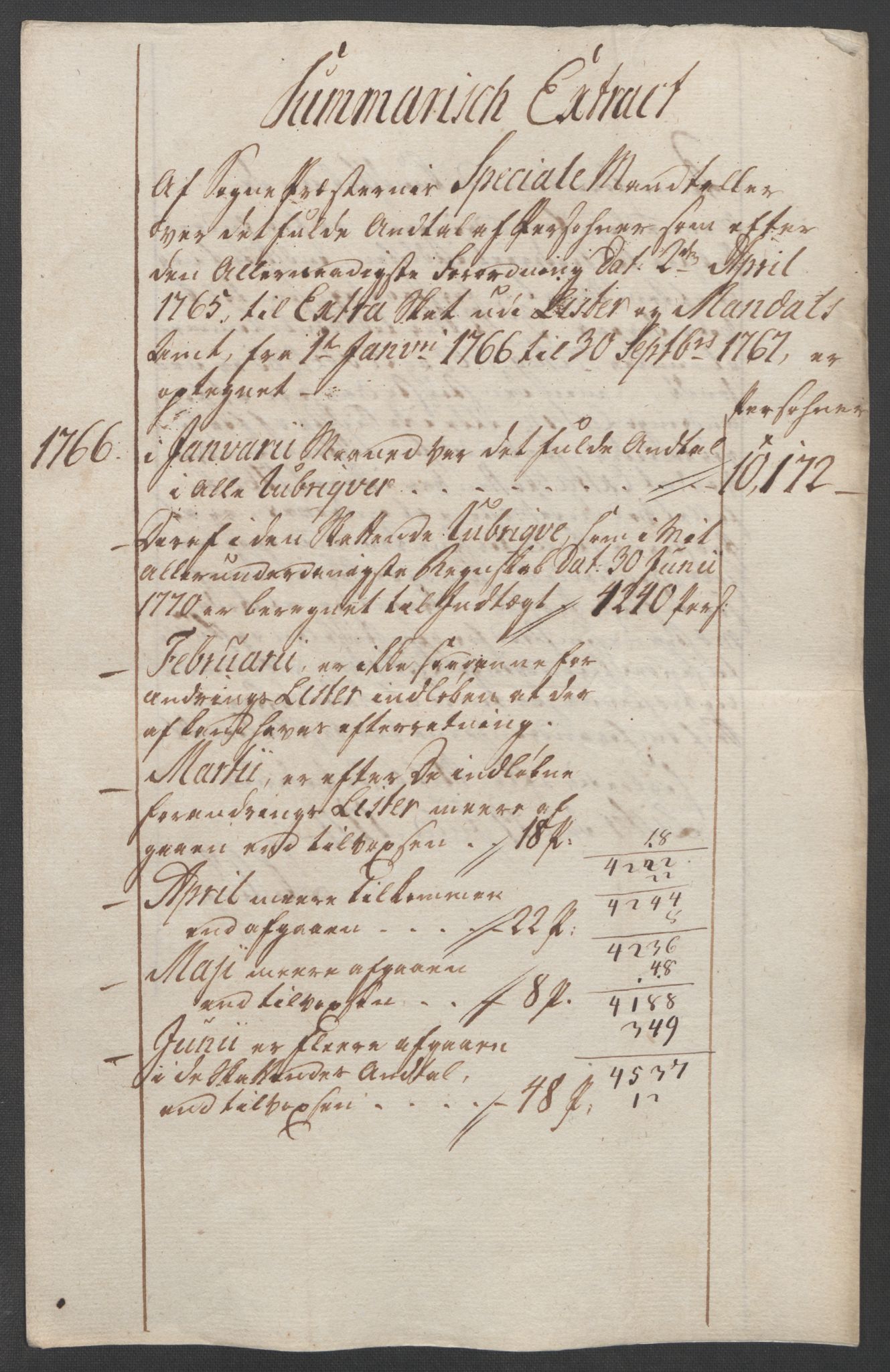 Rentekammeret inntil 1814, Reviderte regnskaper, Fogderegnskap, AV/RA-EA-4092/R45/L2704: Ekstraskatten Lista og Mandal, 1762-1768, s. 223