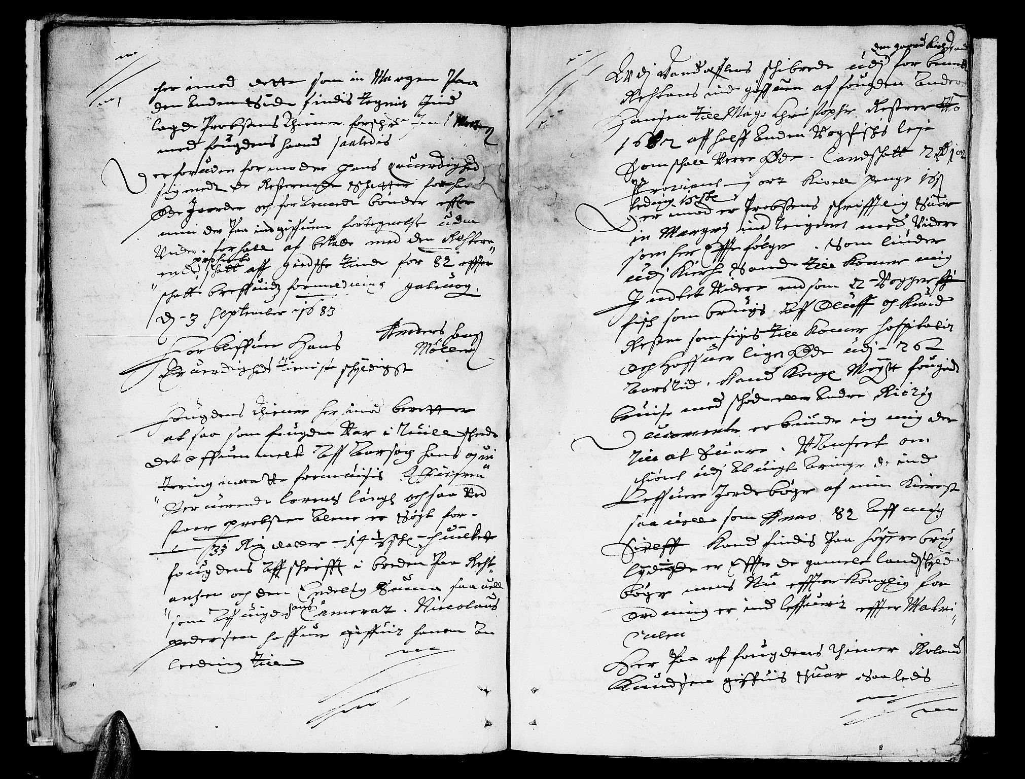 Sunnmøre sorenskriveri, AV/SAT-A-0005/1/1A/L0013: Tingbok 12, 1684, s. 8b-9a