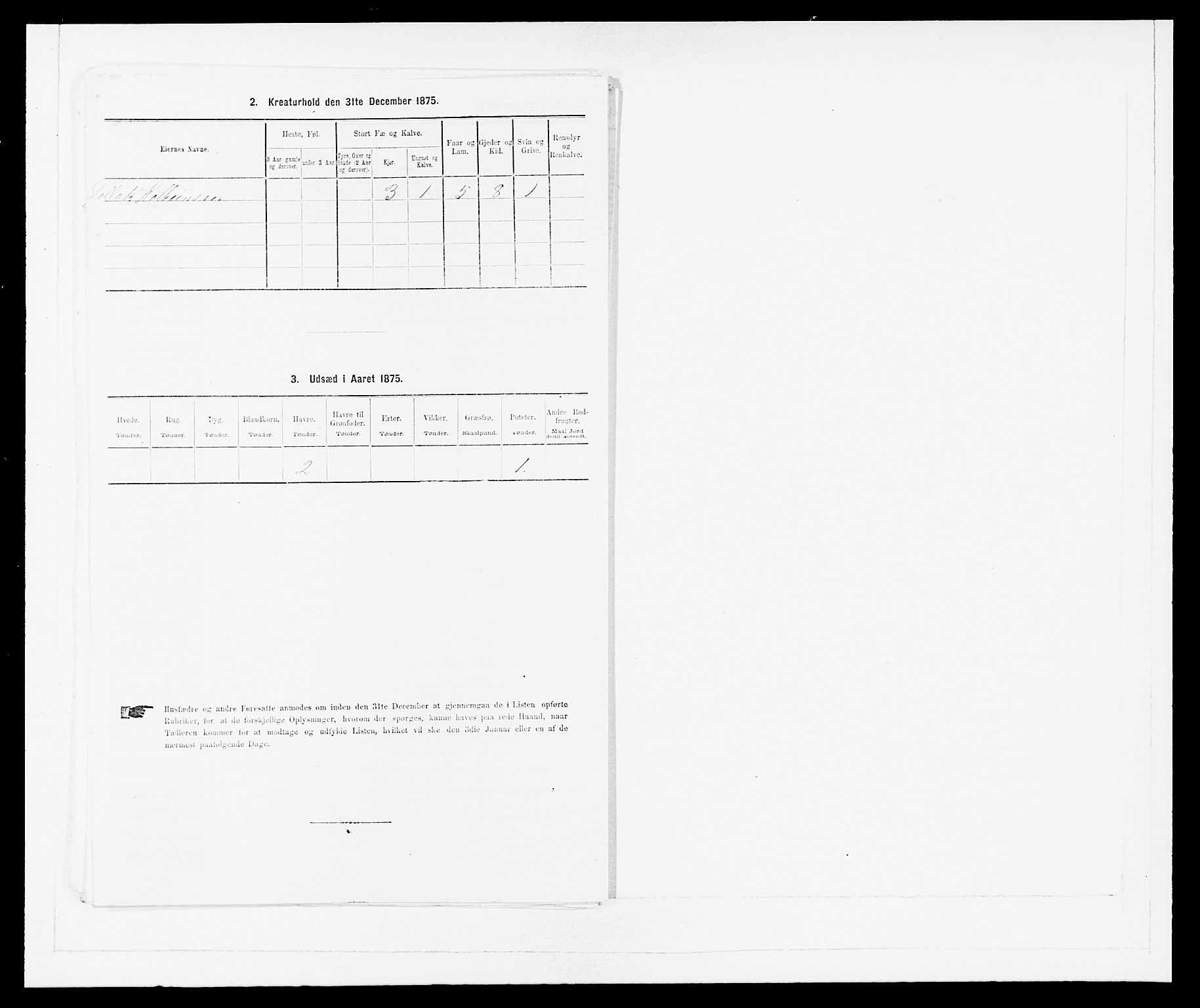 SAB, Folketelling 1875 for 1429P Ytre Holmedal prestegjeld, 1875, s. 1021